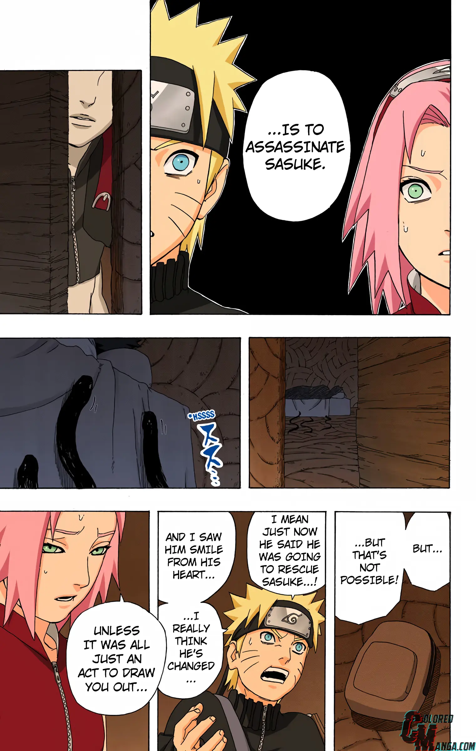 Naruto Colored Manga Online, chapter 305, page 13