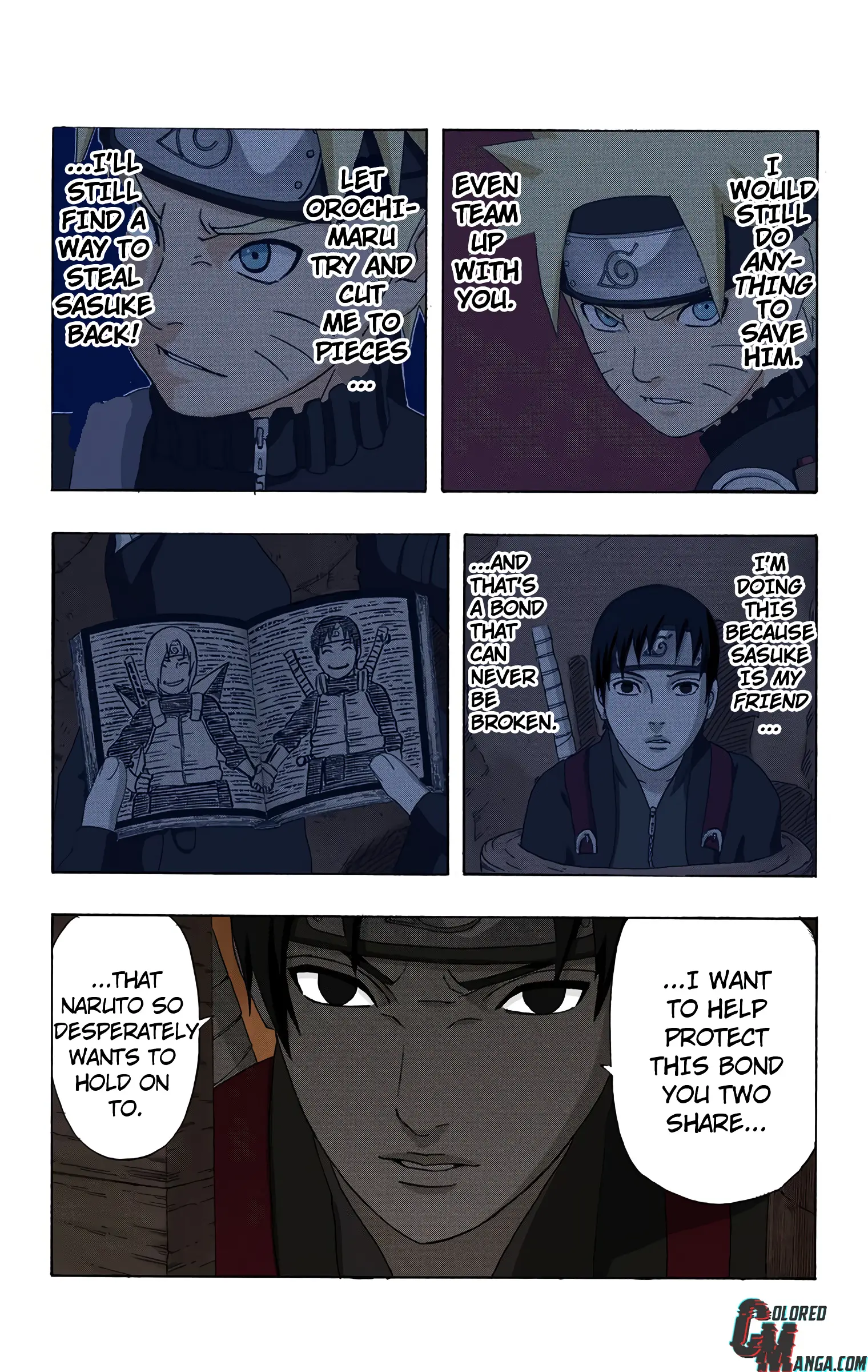 Naruto Colored Manga Online, chapter 305, page 17