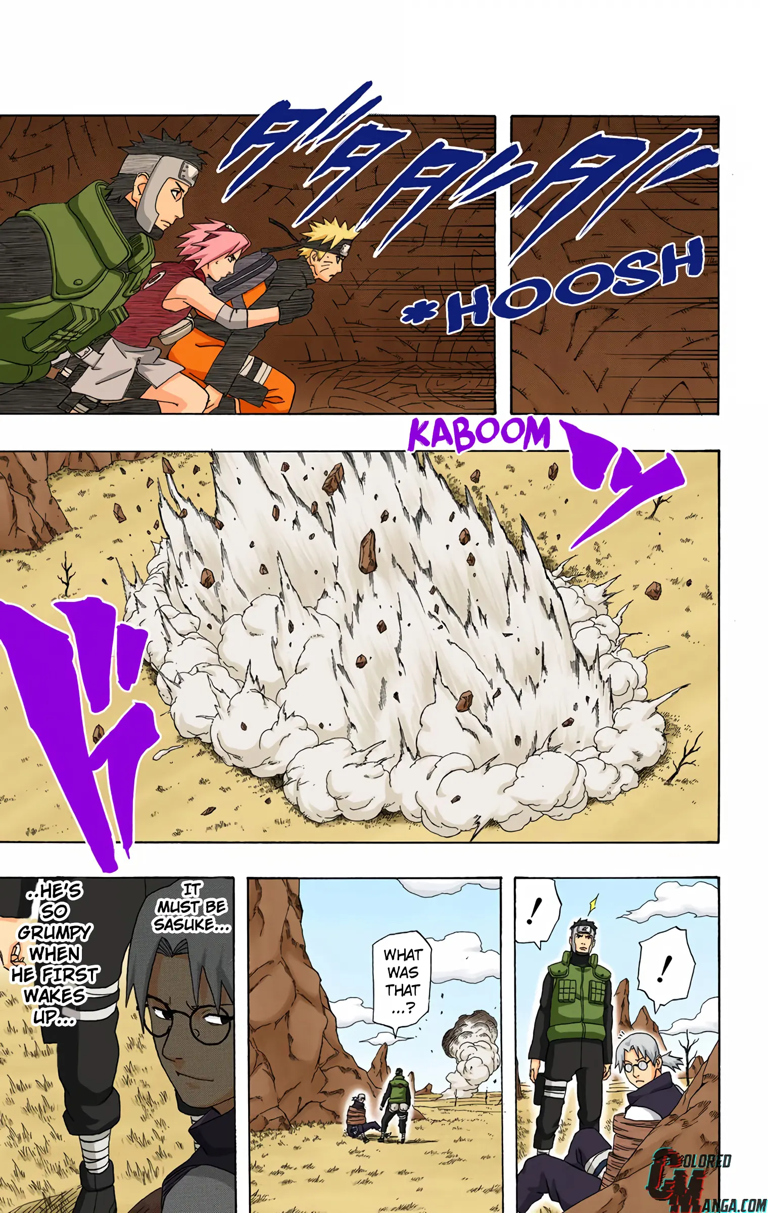Naruto Colored Manga Online, chapter 306, page 3