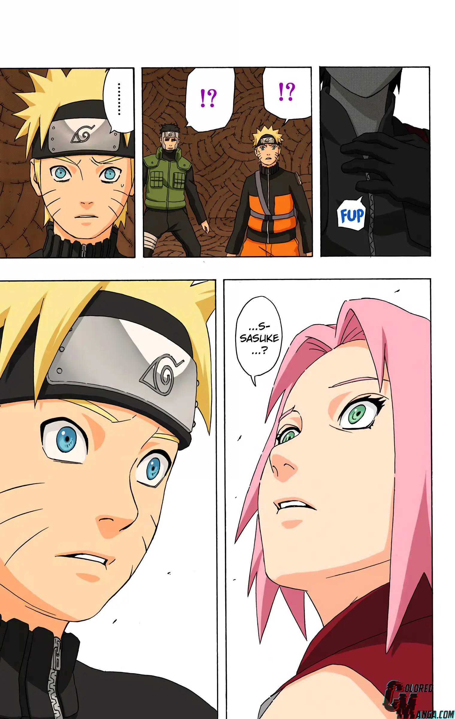 Naruto Colored Manga Online, chapter 306, page 9