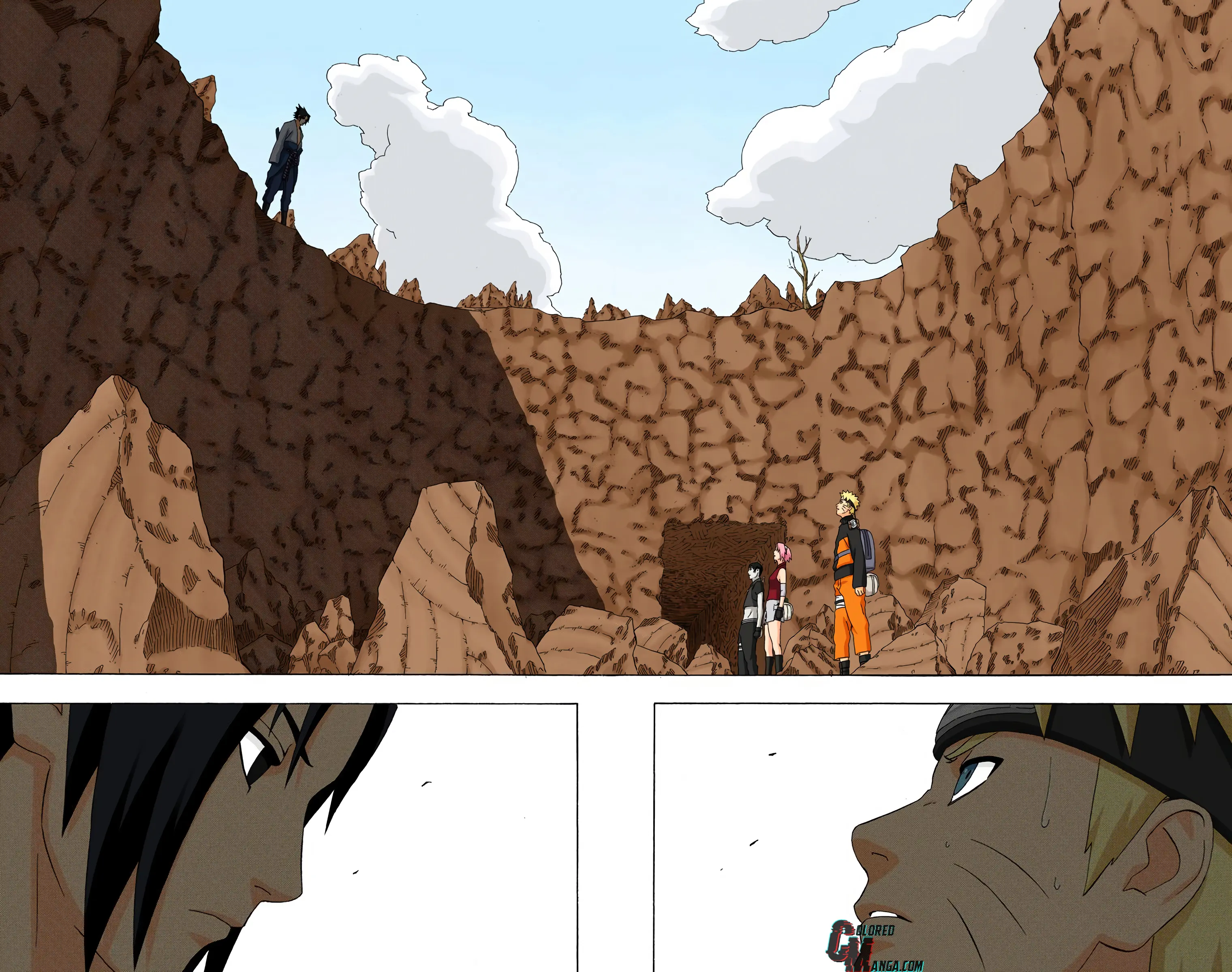 Naruto Colored Manga Online, chapter 306, page 16