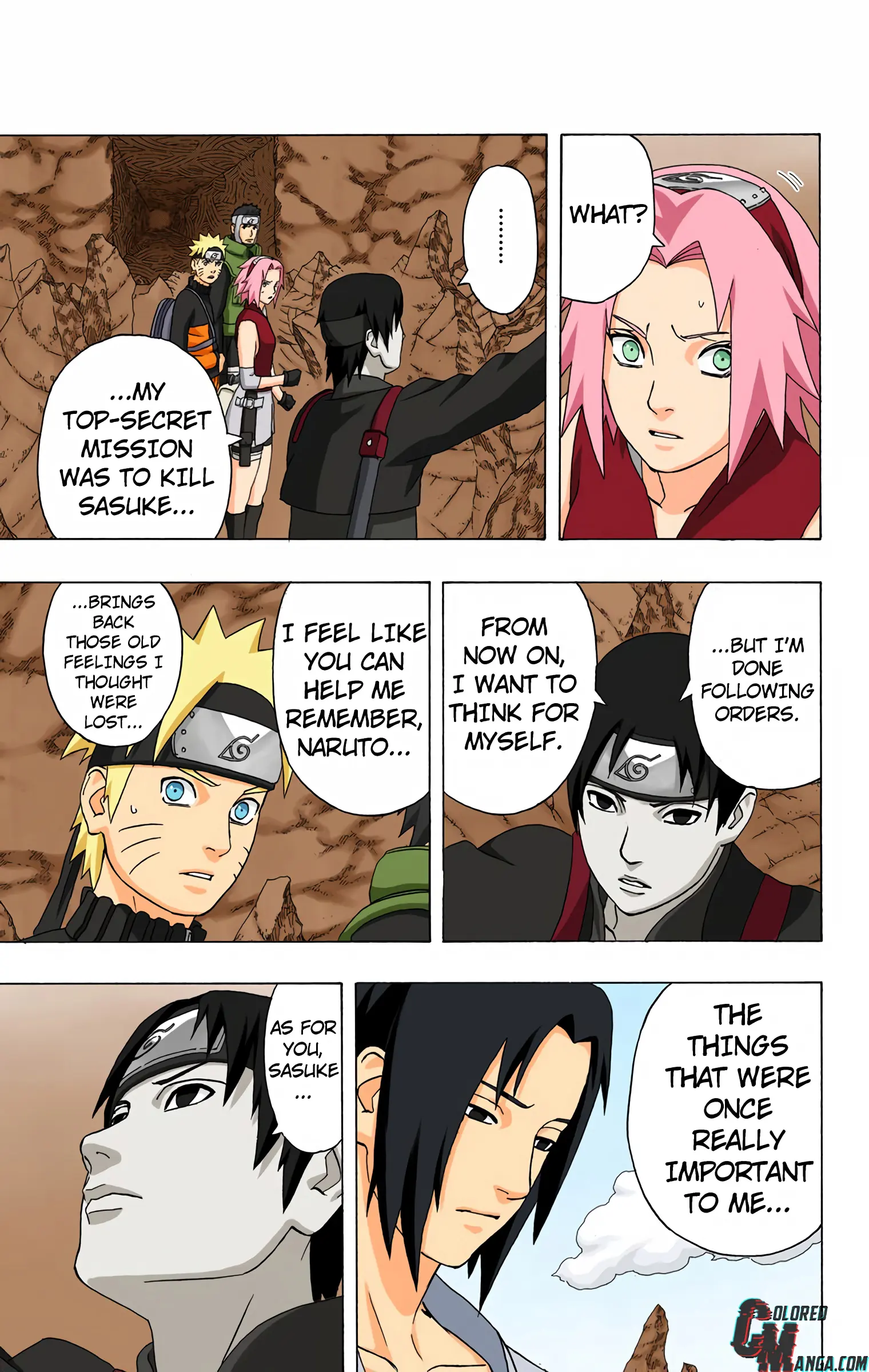 Naruto Colored Manga Online, chapter 307, page 5