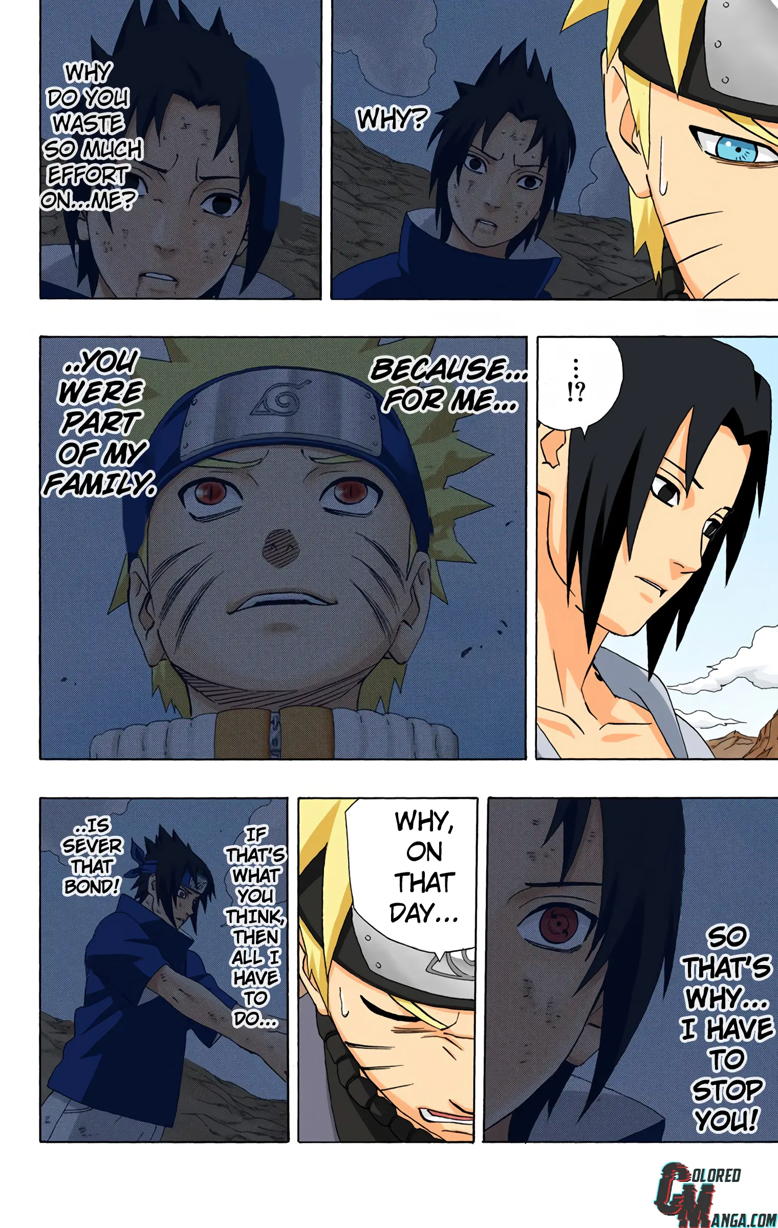Naruto Colored Manga Online, chapter 307, page 10