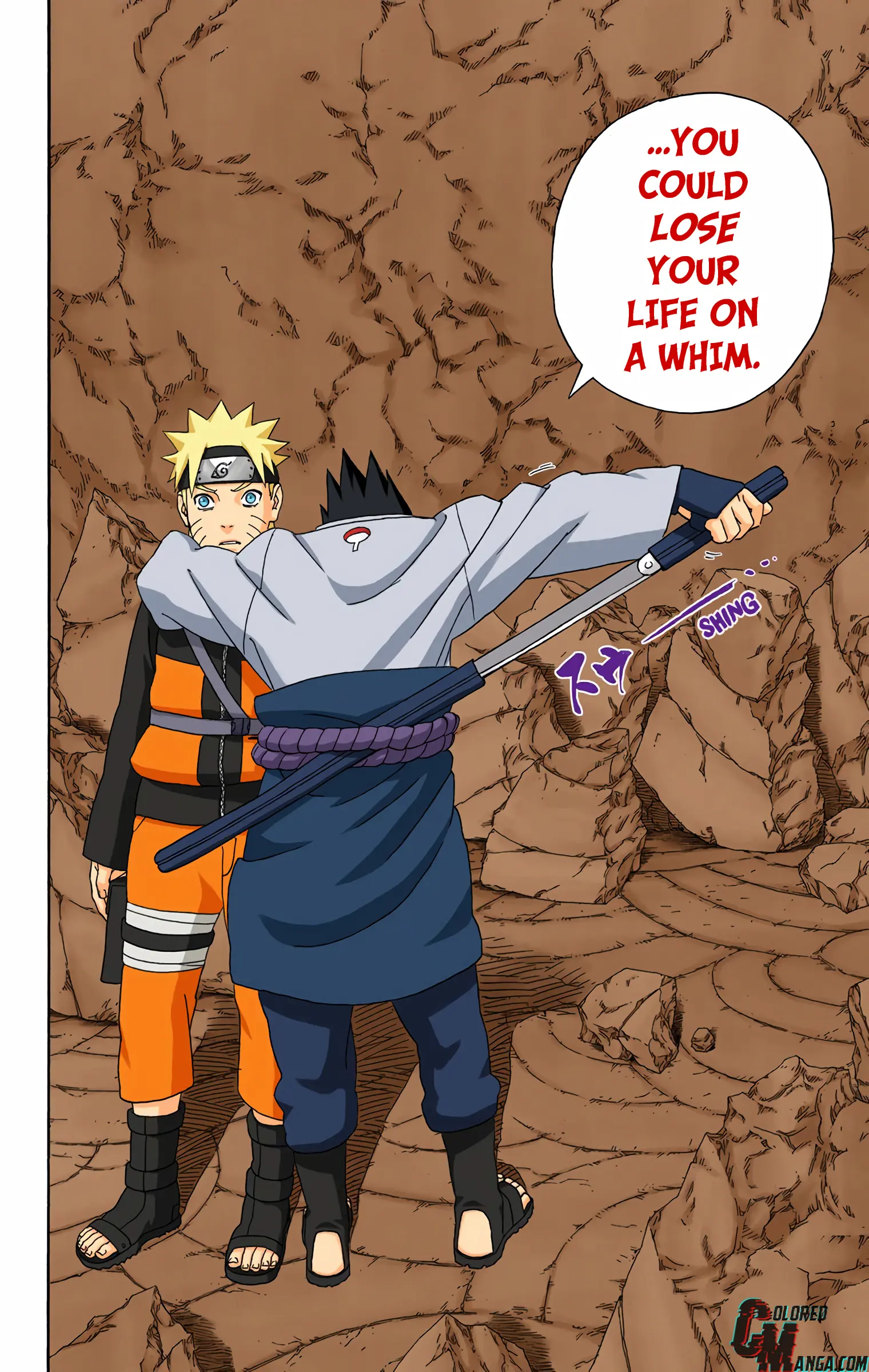 Naruto Colored Manga Online, chapter 307, page 16