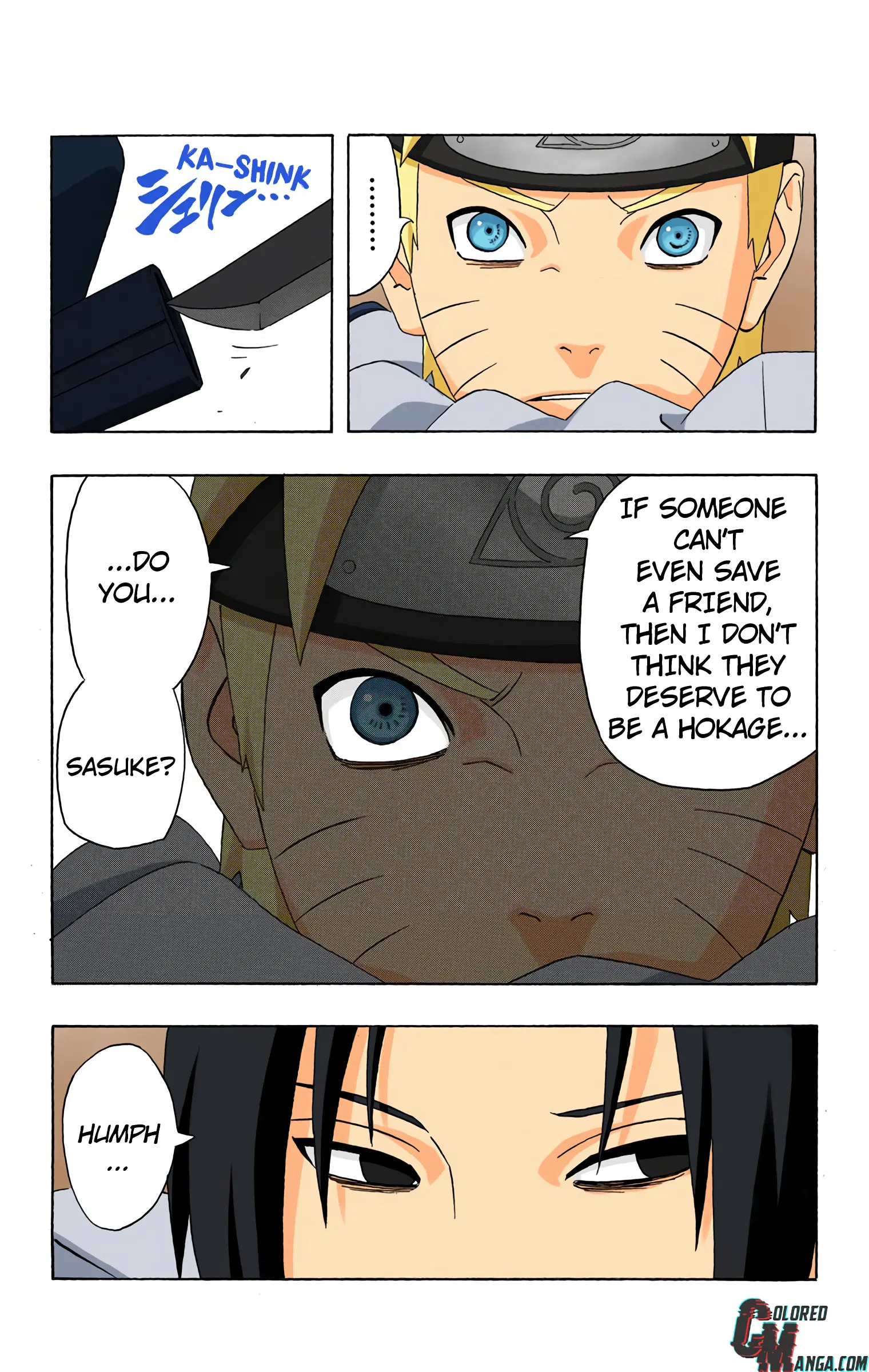 Naruto Colored Manga Online, chapter 307, page 17
