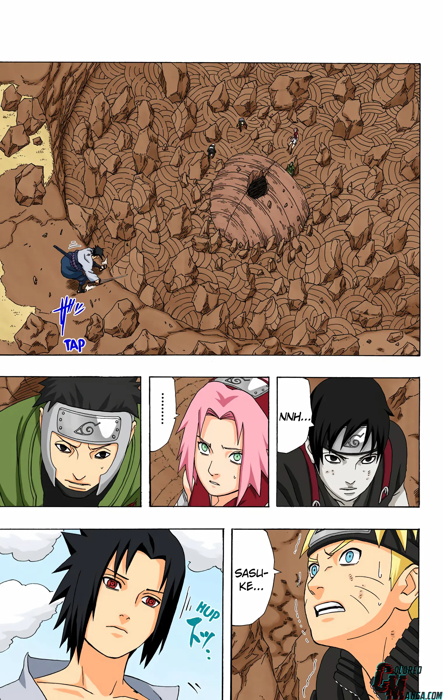 Naruto Colored Manga Online, chapter 309, page 8