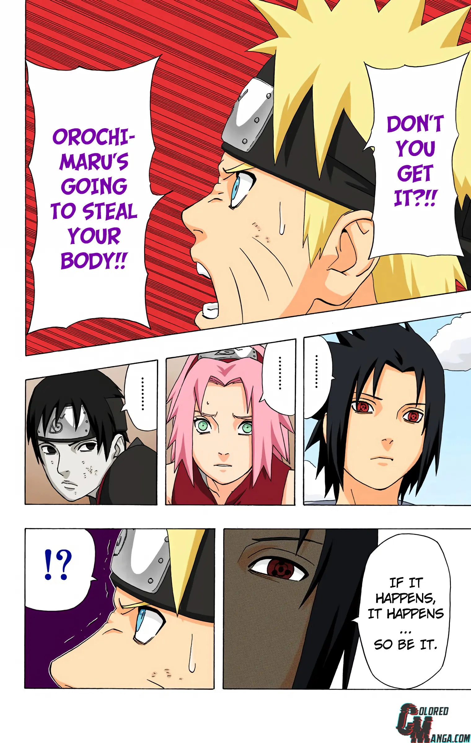 Naruto Colored Manga Online, chapter 309, page 9