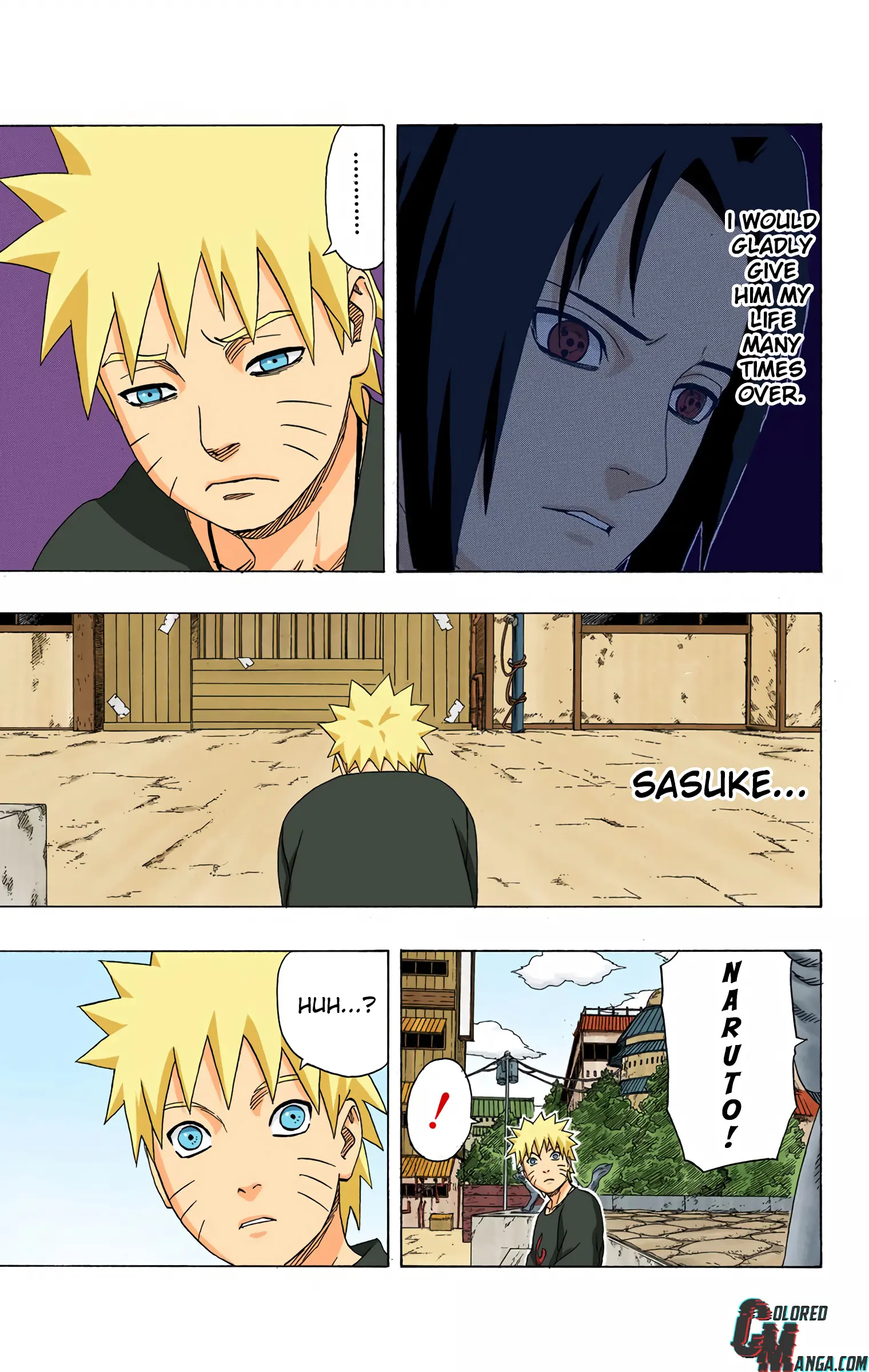 Naruto Colored Manga Online, chapter 311, page 7