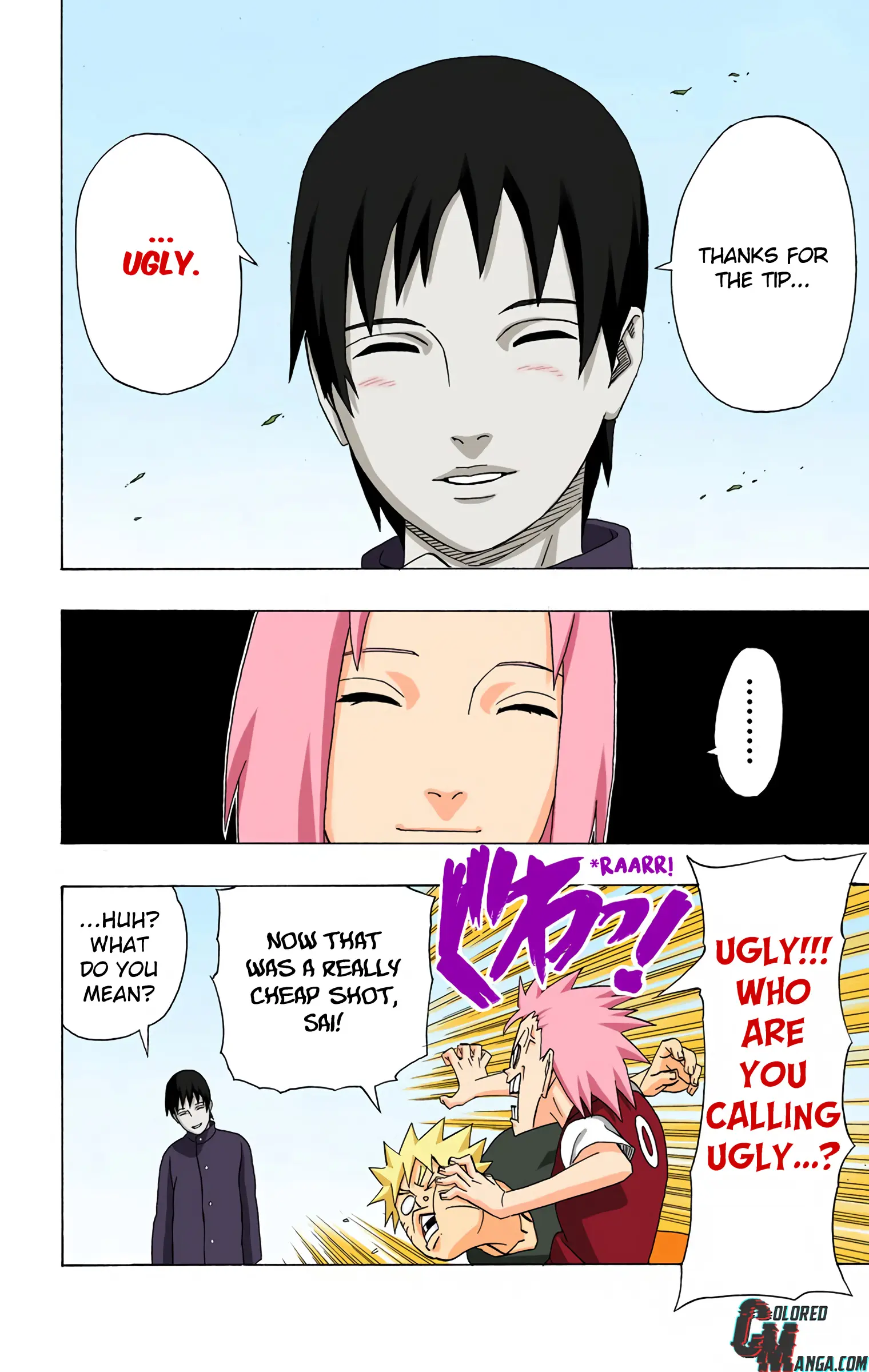 Naruto Colored Manga Online, chapter 311, page 12