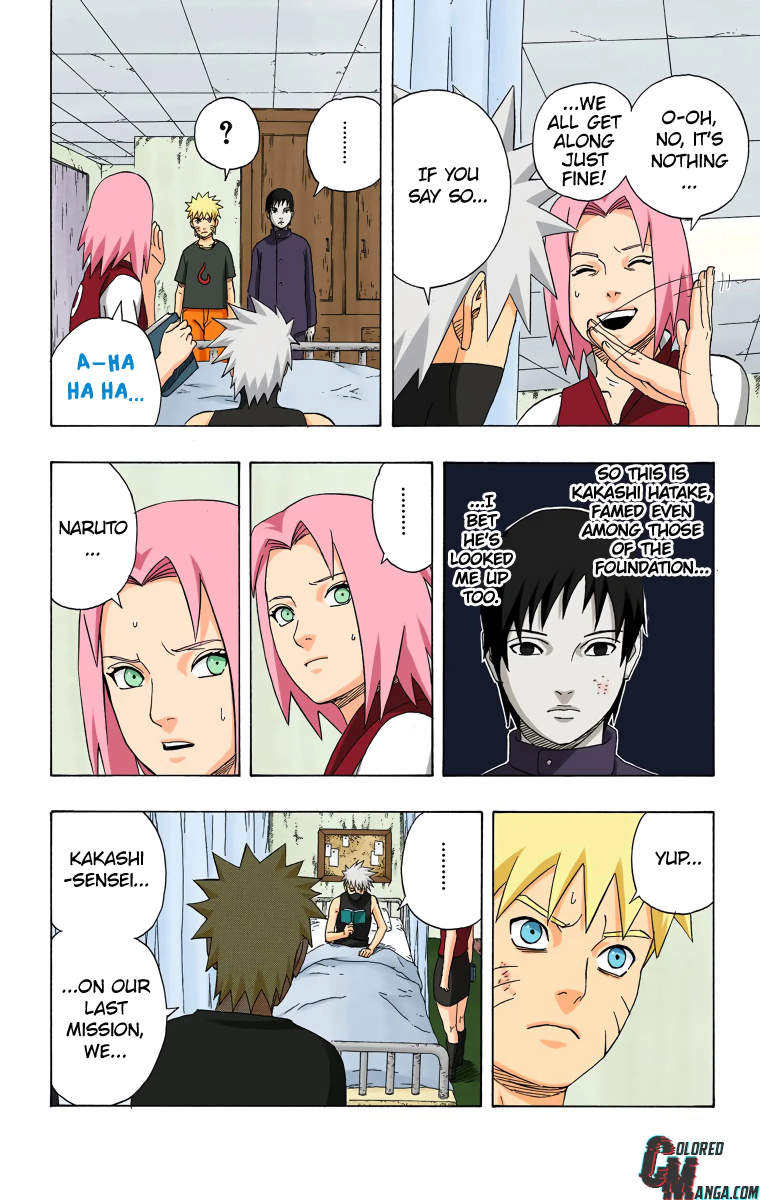 Naruto Colored Manga Online, chapter 311, page 14