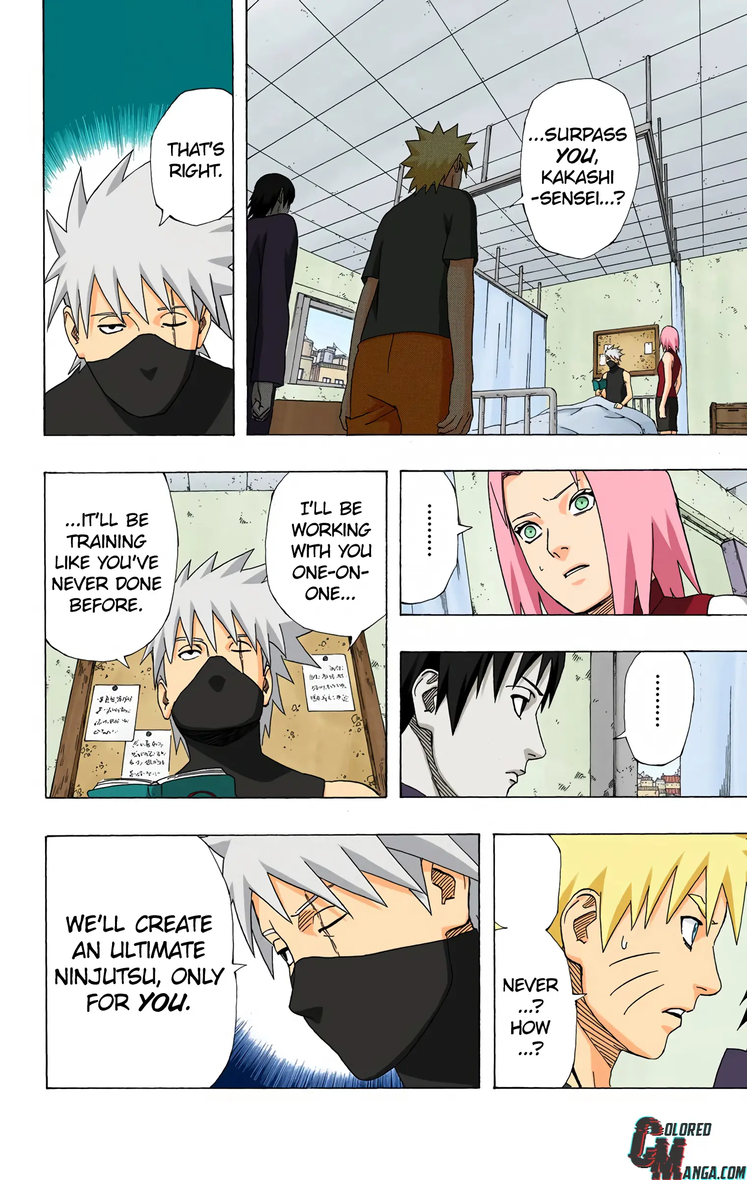 Naruto Colored Manga Online, chapter 312, page 2