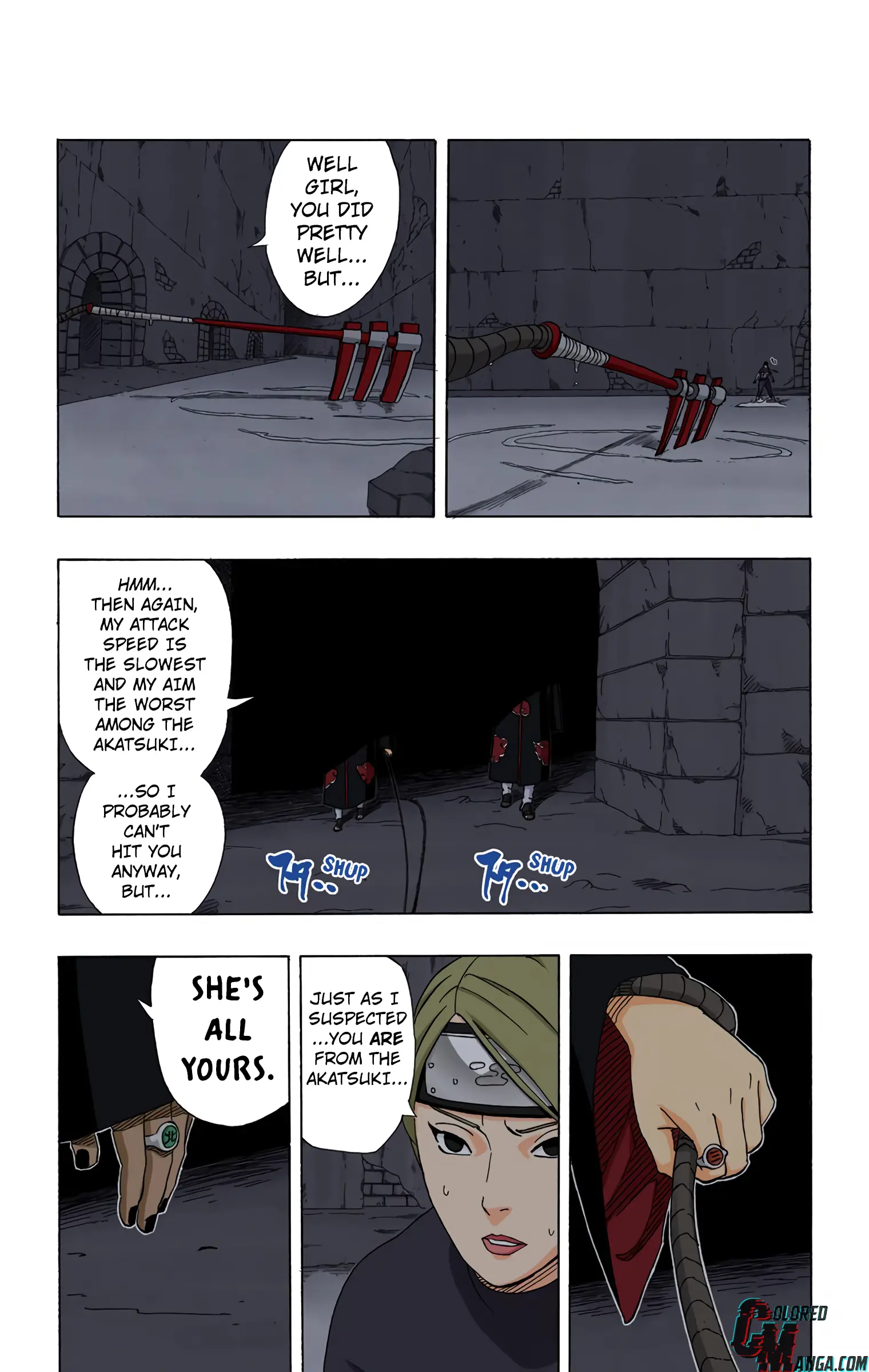Naruto Colored Manga Online, chapter 312, page 15
