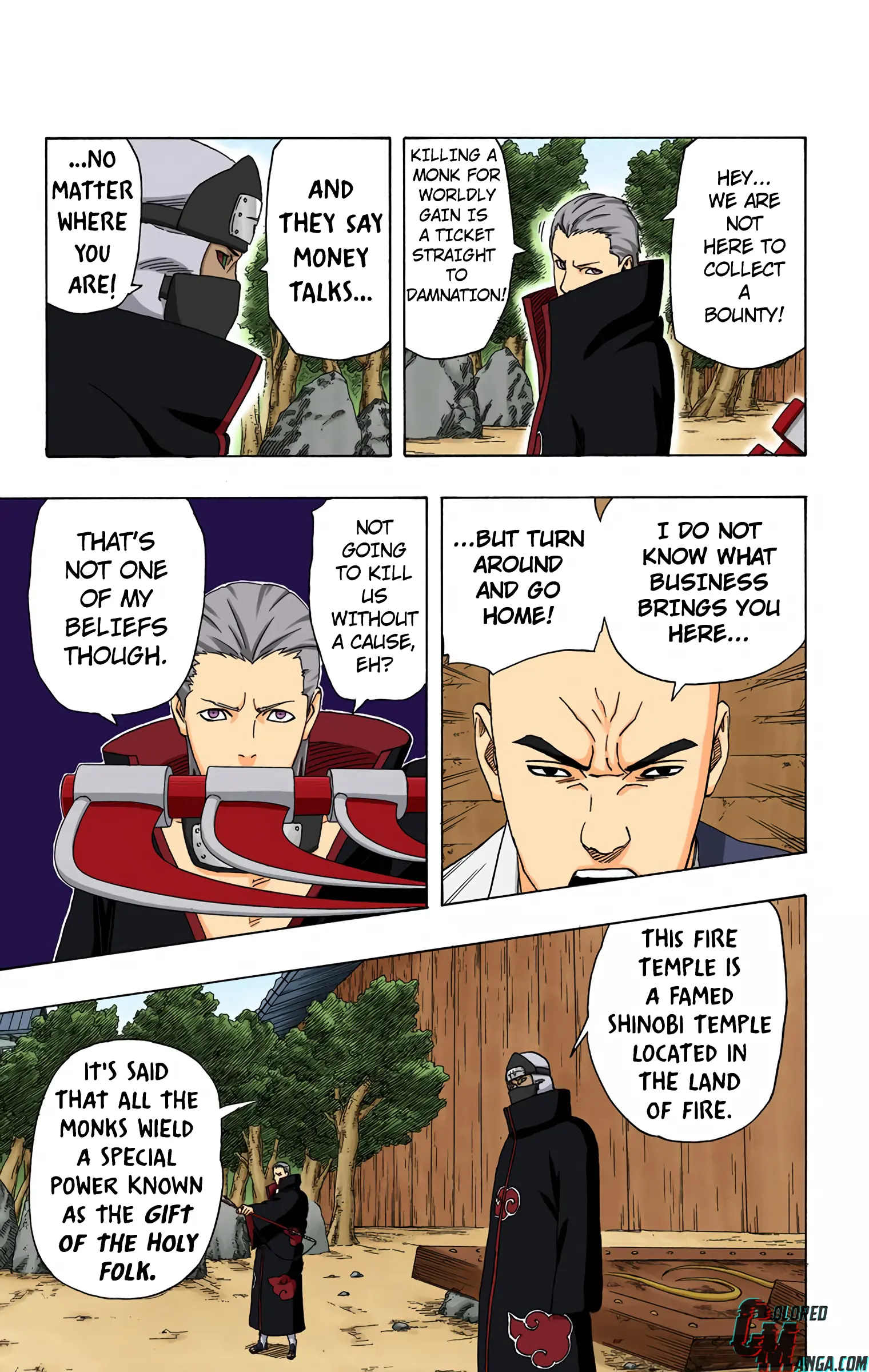 Naruto Colored Manga Online, chapter 314, page 7