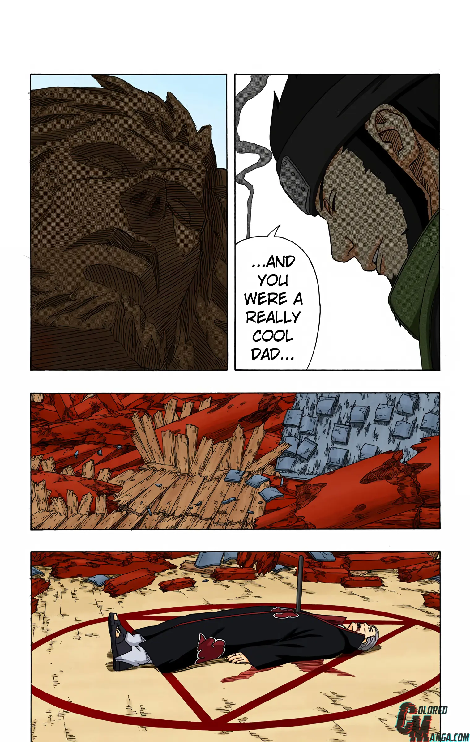 Naruto Colored Manga Online, chapter 314, page 14