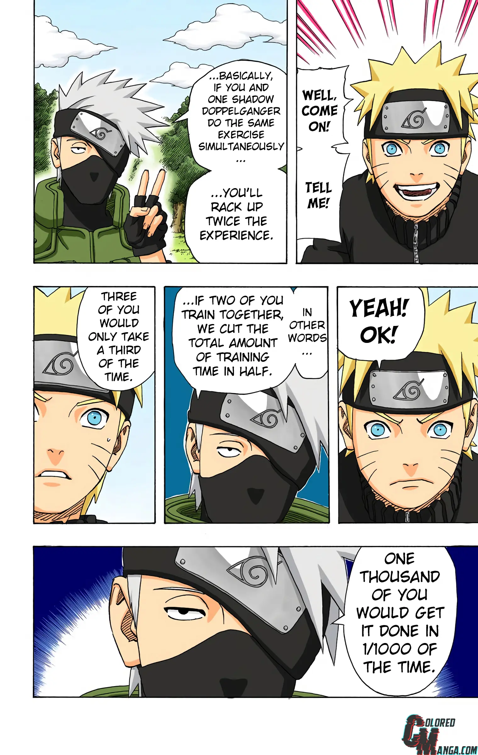 Naruto Colored Manga Online, chapter 315, page 8