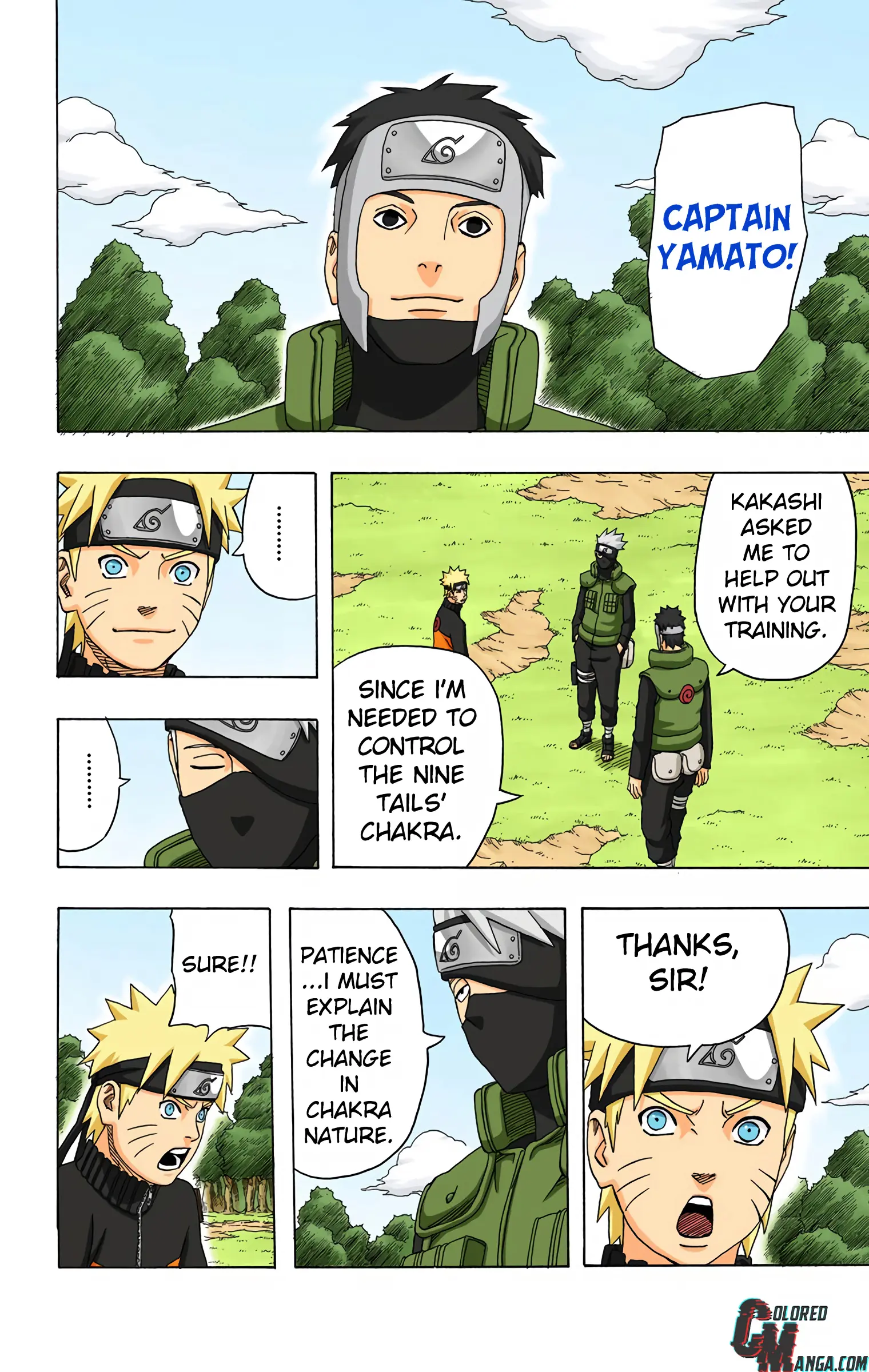 Naruto Colored Manga Online, chapter 315, page 12