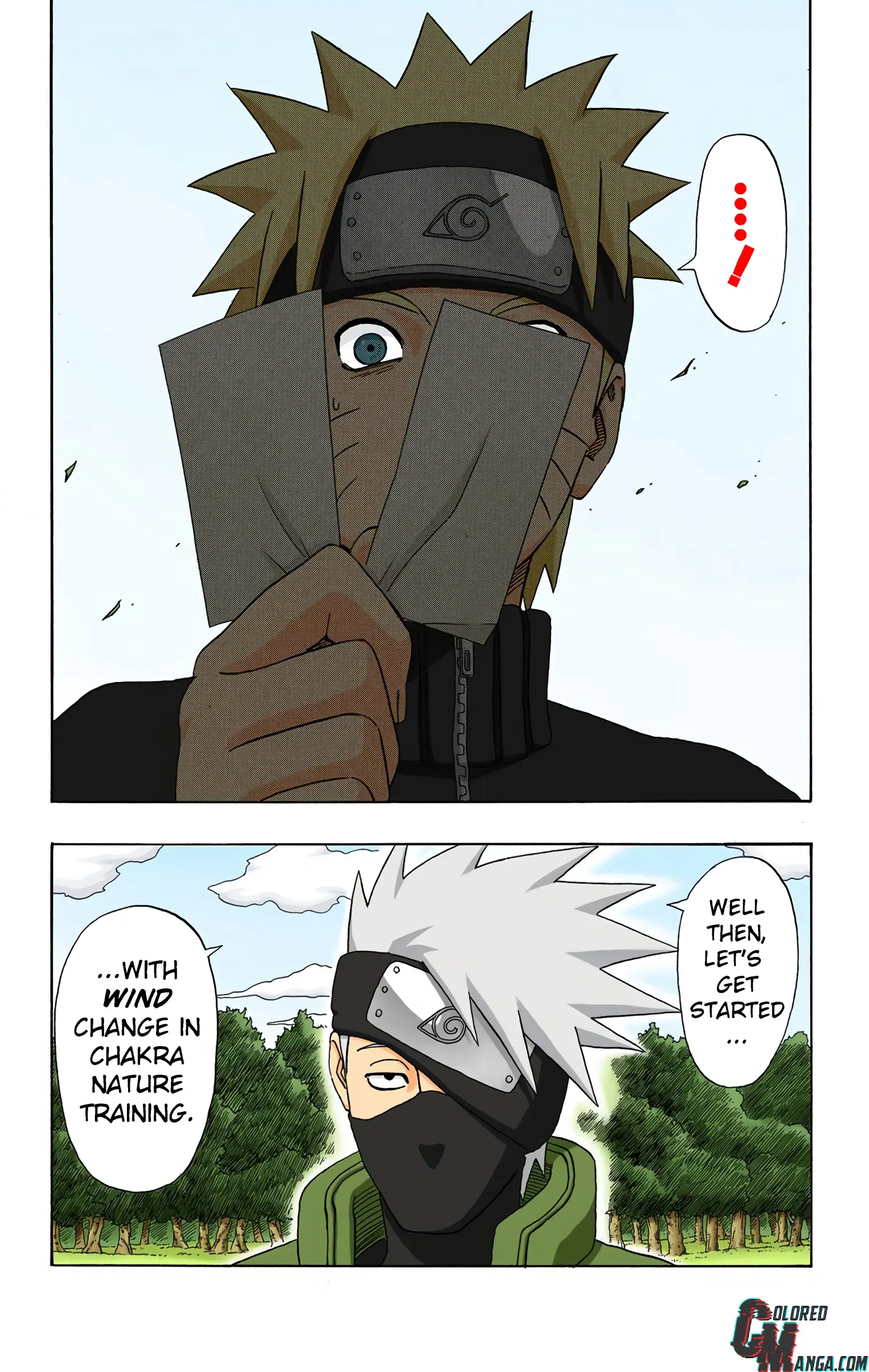 Naruto Colored Manga Online, chapter 315, page 17
