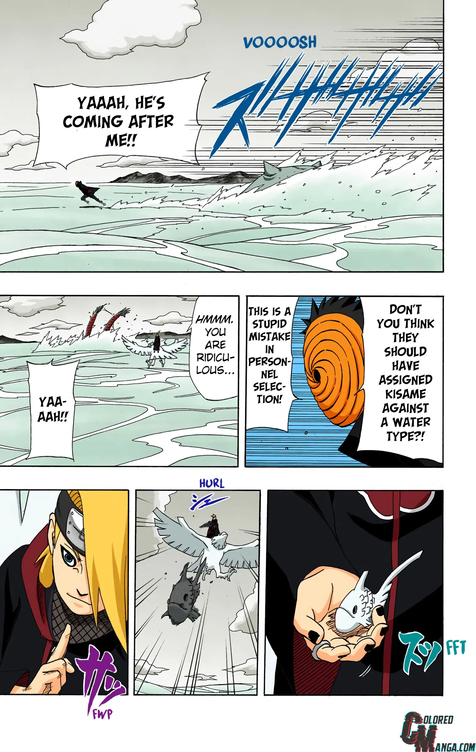 Naruto Colored Manga Online, chapter 317, page 4