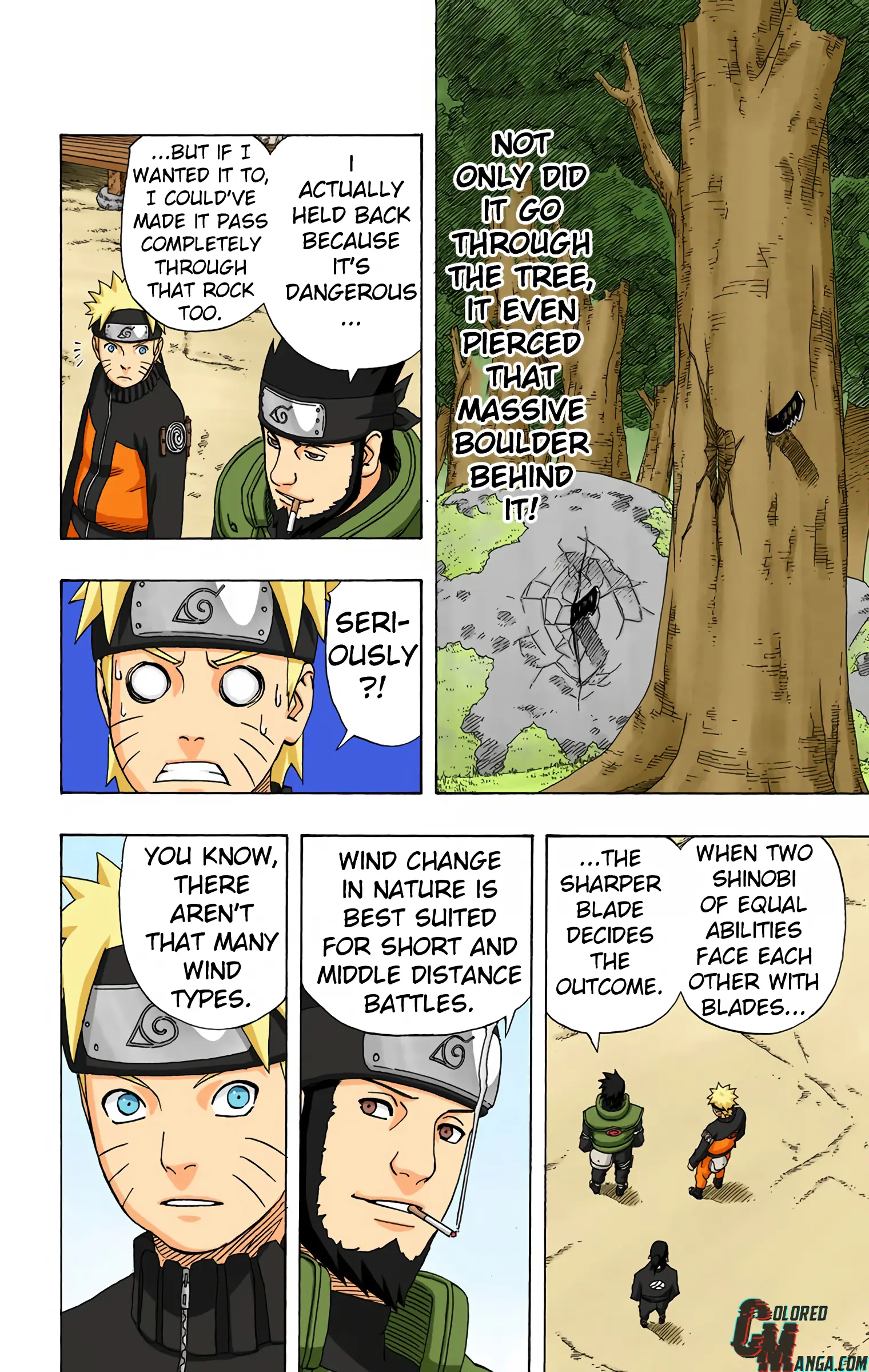 Naruto Colored Manga Online, chapter 317, page 17