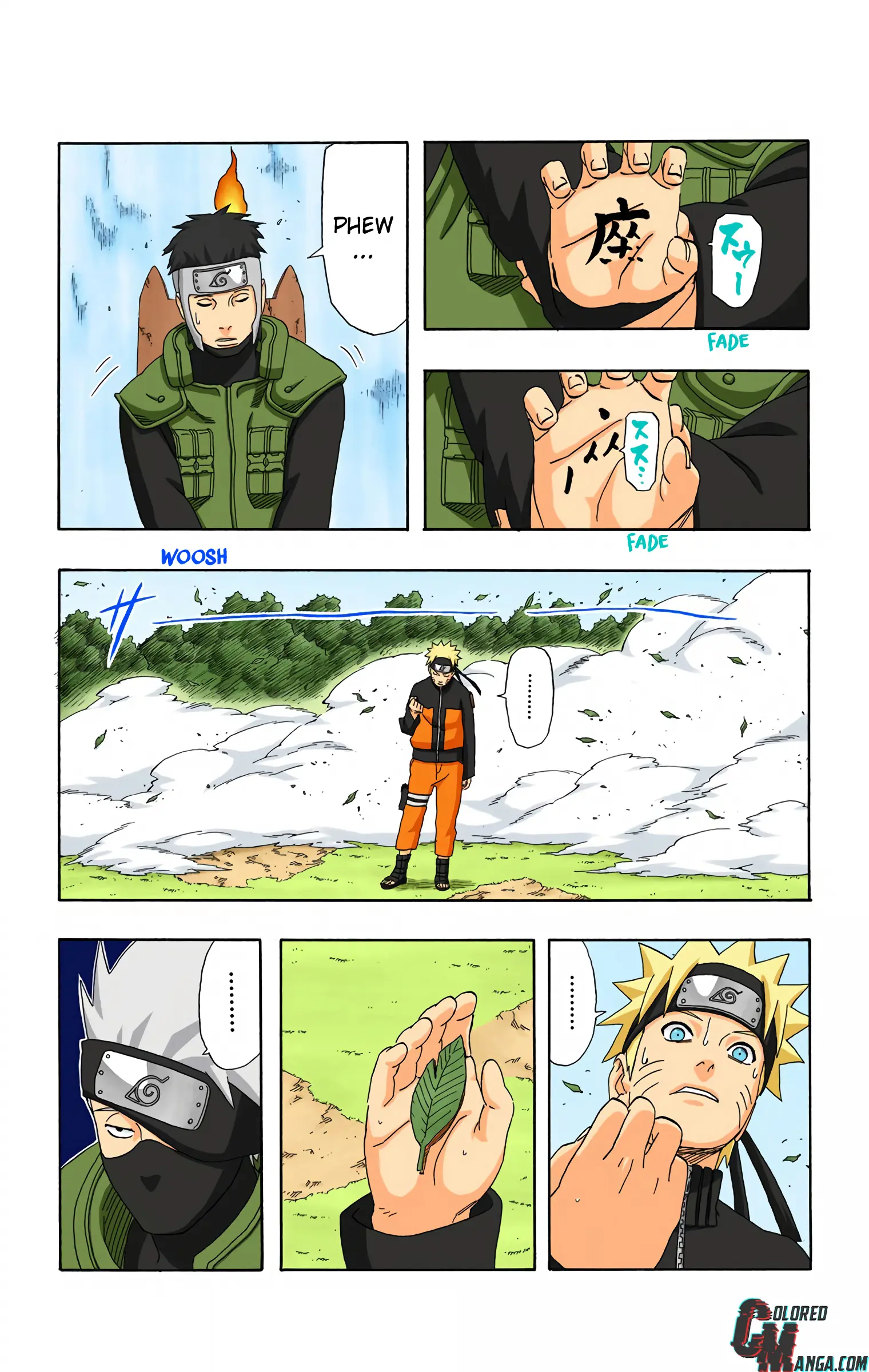 Naruto Colored Manga Online, chapter 318, page 2
