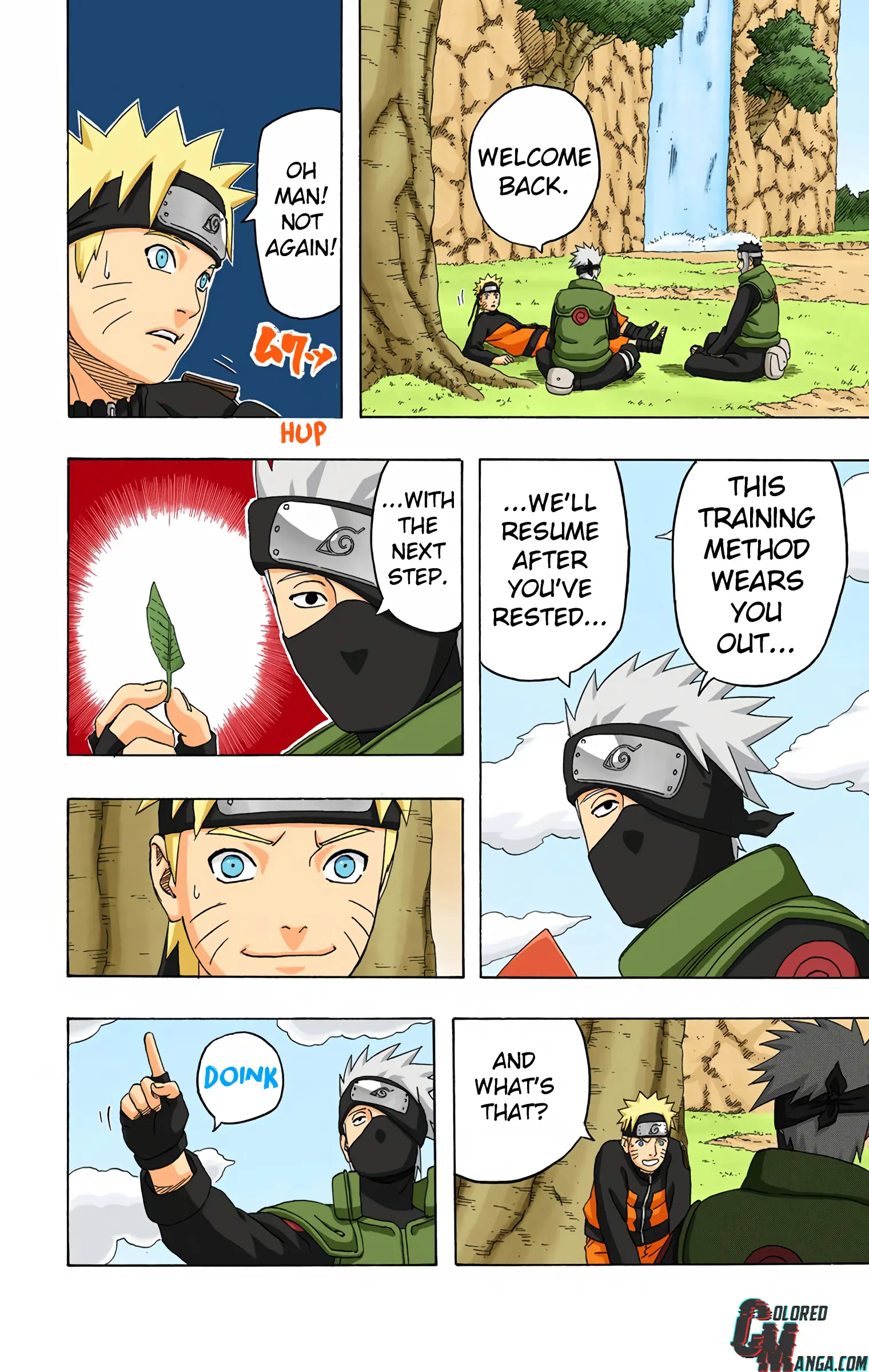 Naruto Colored Manga Online, chapter 318, page 8