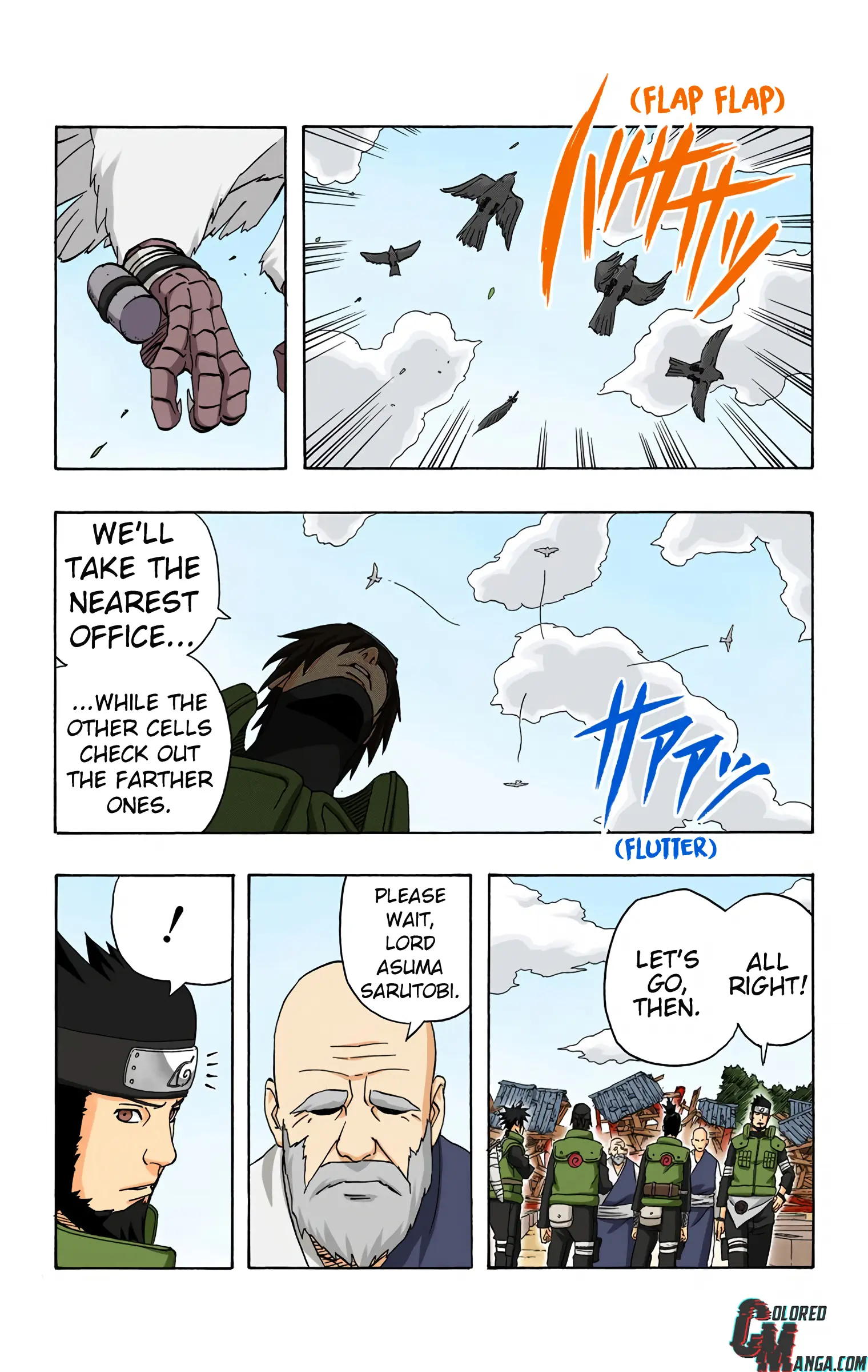 Naruto Colored Manga Online, chapter 320, page 11