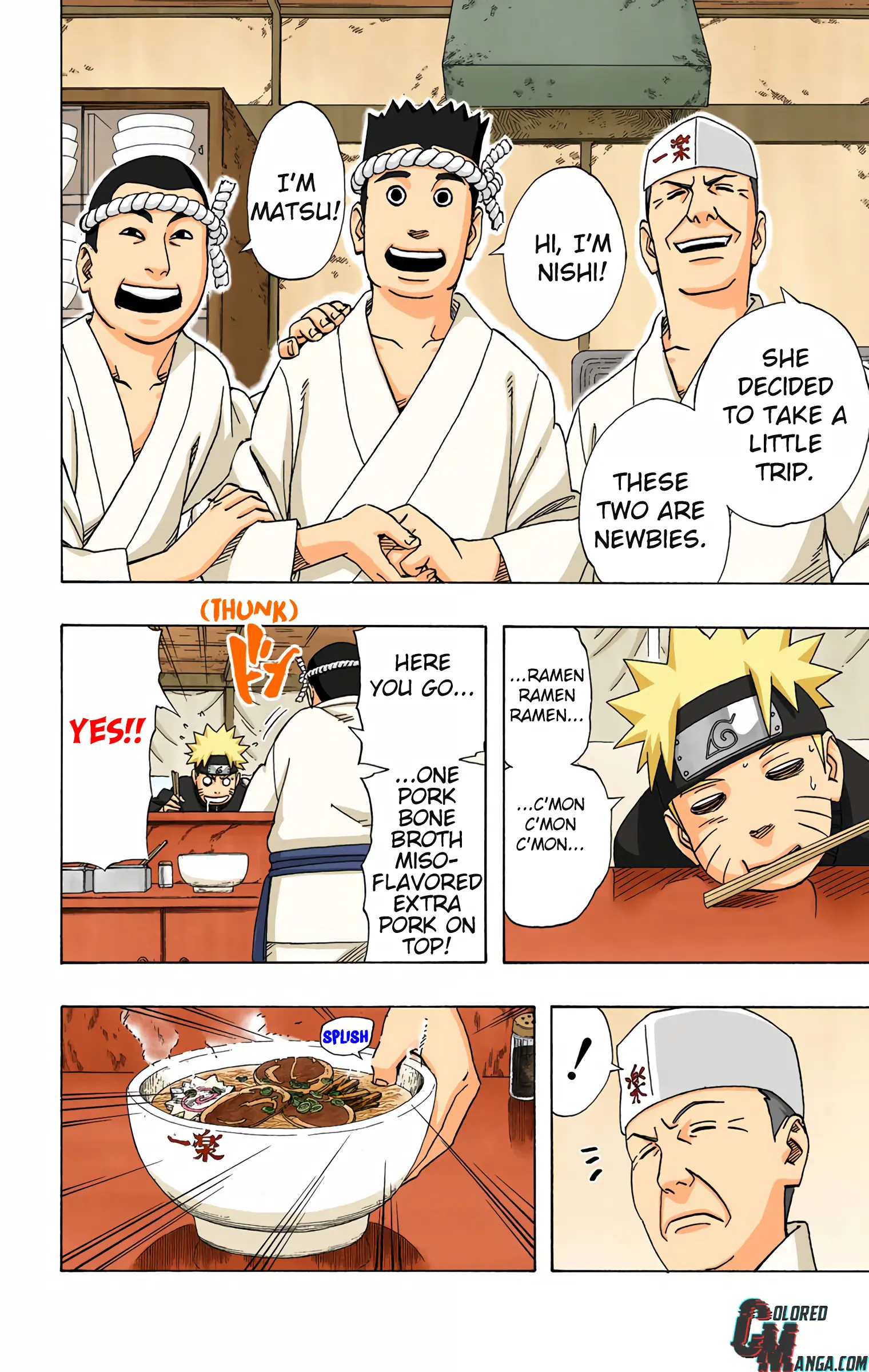 Naruto Colored Manga Online, chapter 320, page 16