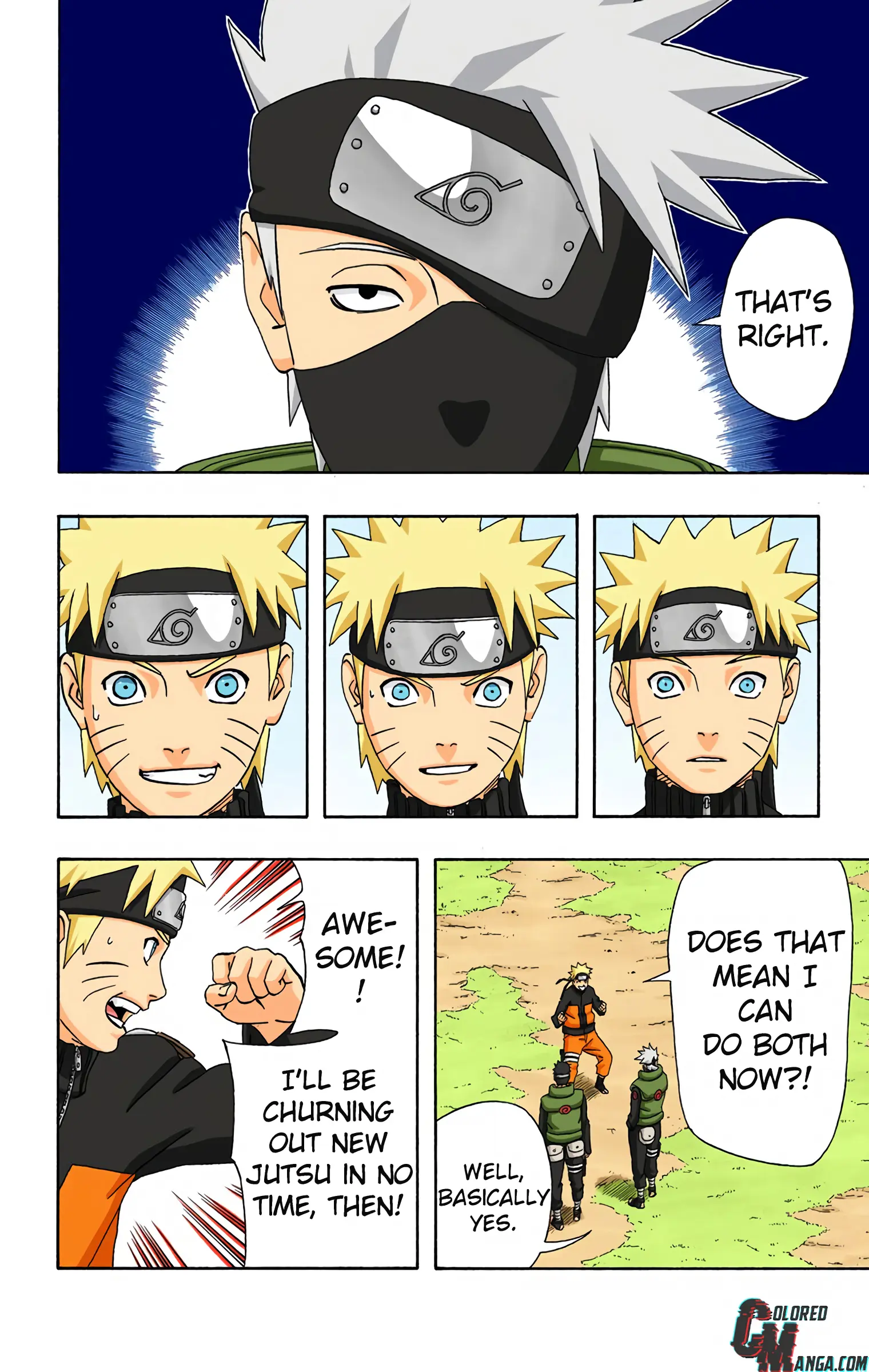 Naruto Colored Manga Online, chapter 321, page 6
