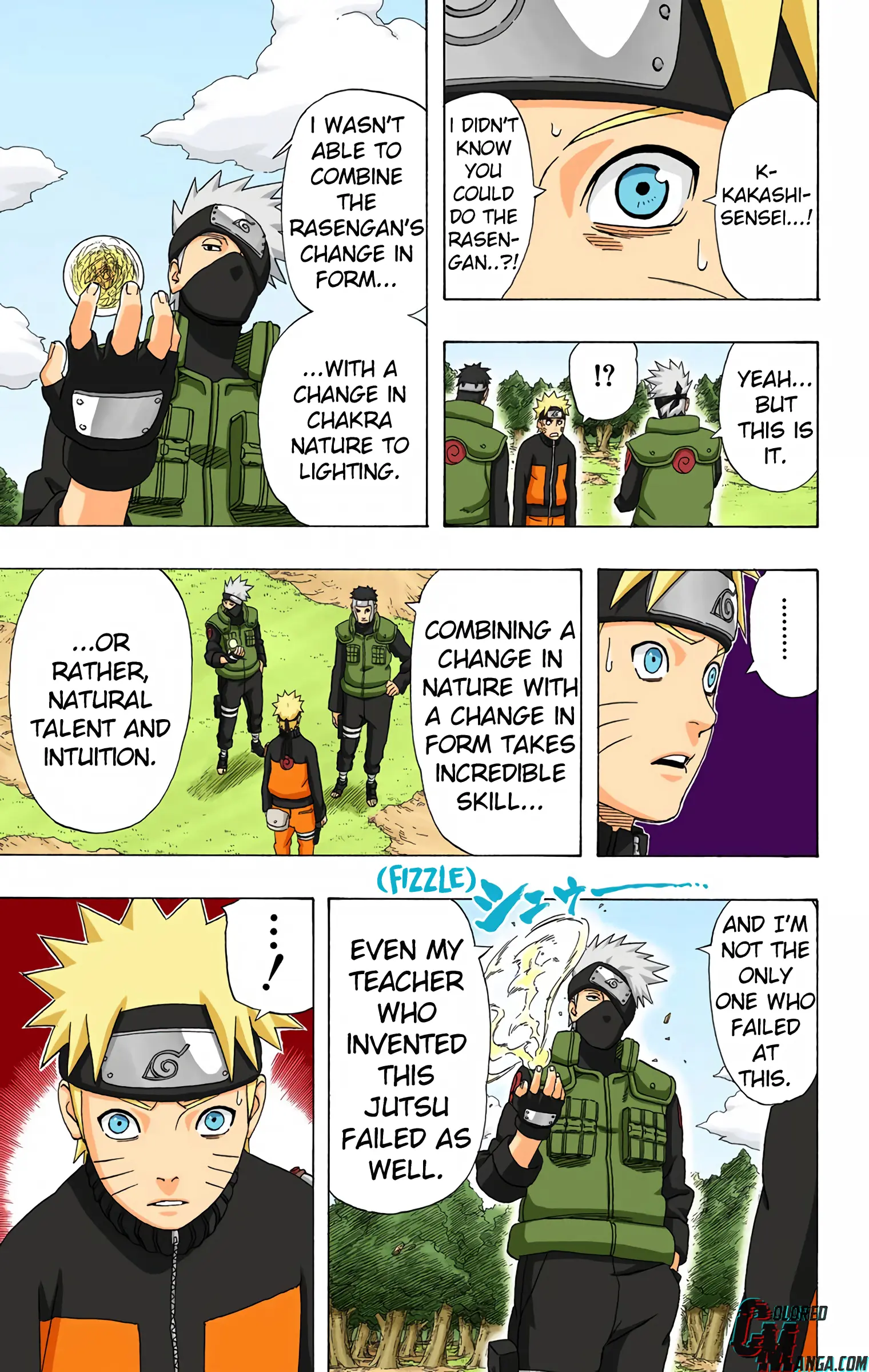 Naruto Colored Manga Online, chapter 321, page 9