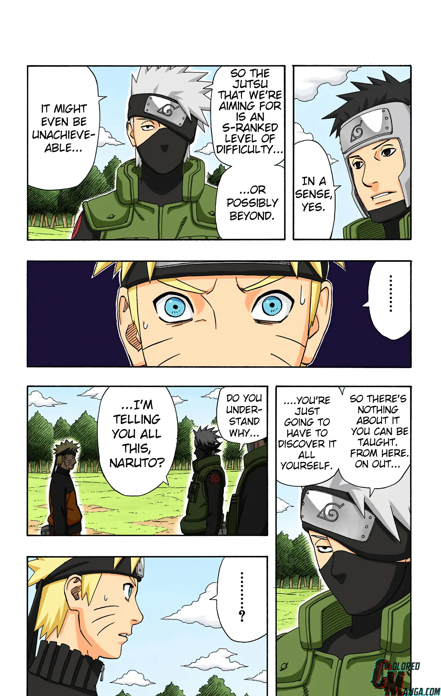 Naruto Colored Manga Online, chapter 321, page 11