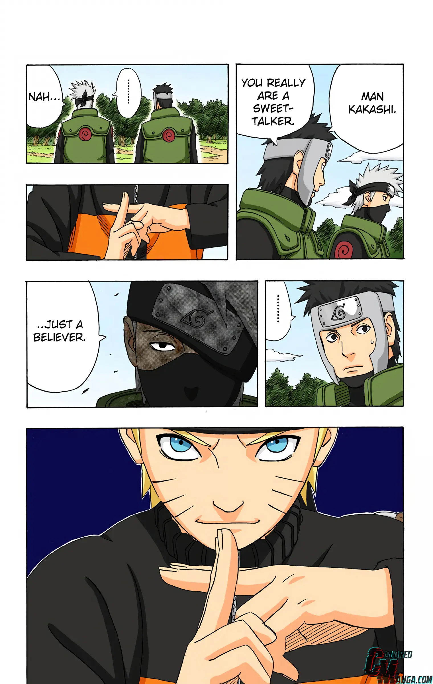 Naruto Colored Manga Online, chapter 321, page 13