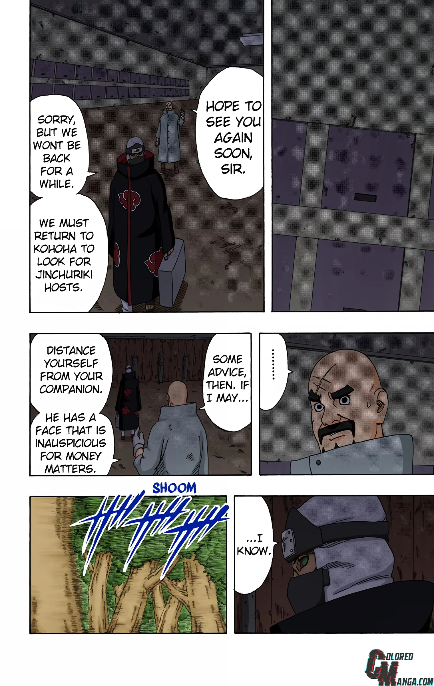 Naruto Colored Manga Online, chapter 321, page 14