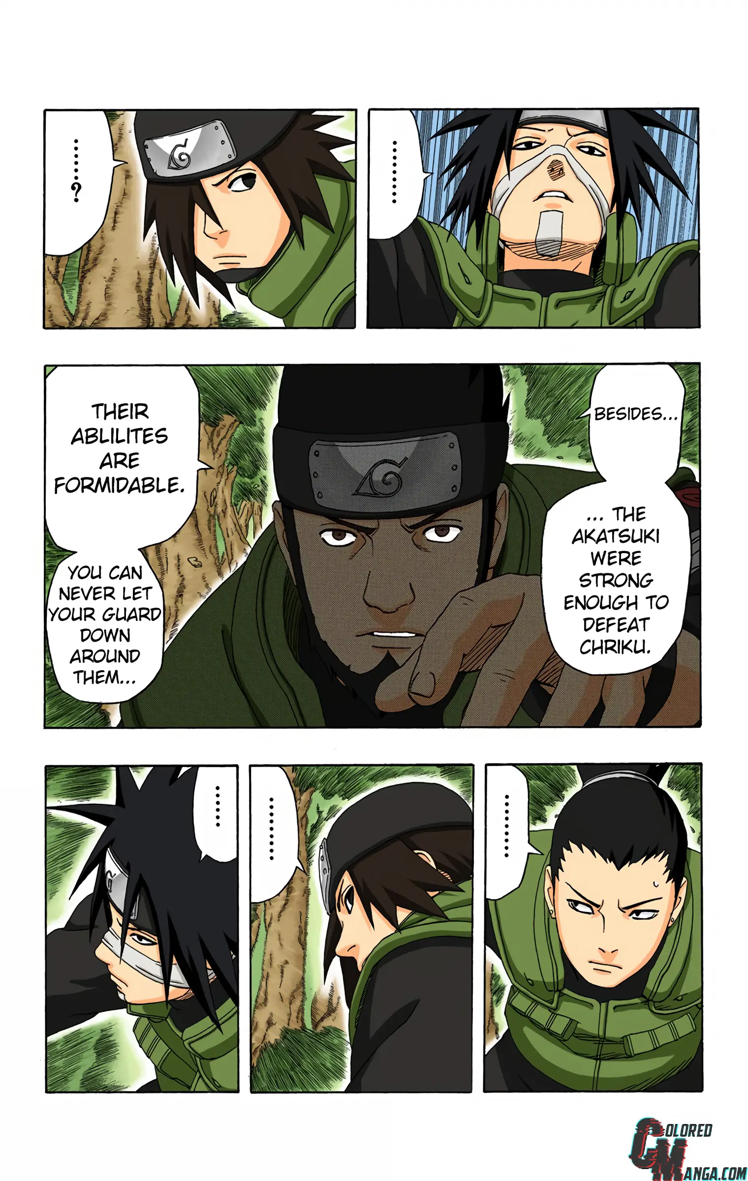 Naruto Colored Manga Online, chapter 322, page 3