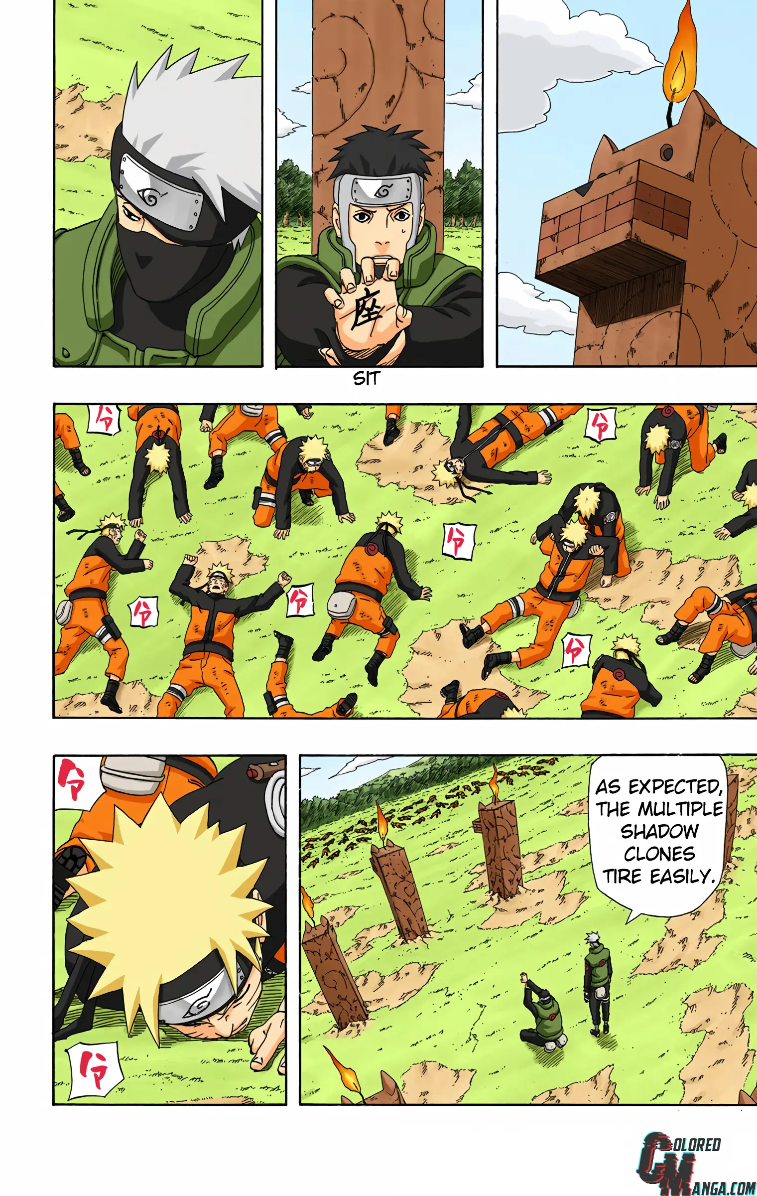 Naruto Colored Manga Online, chapter 322, page 6