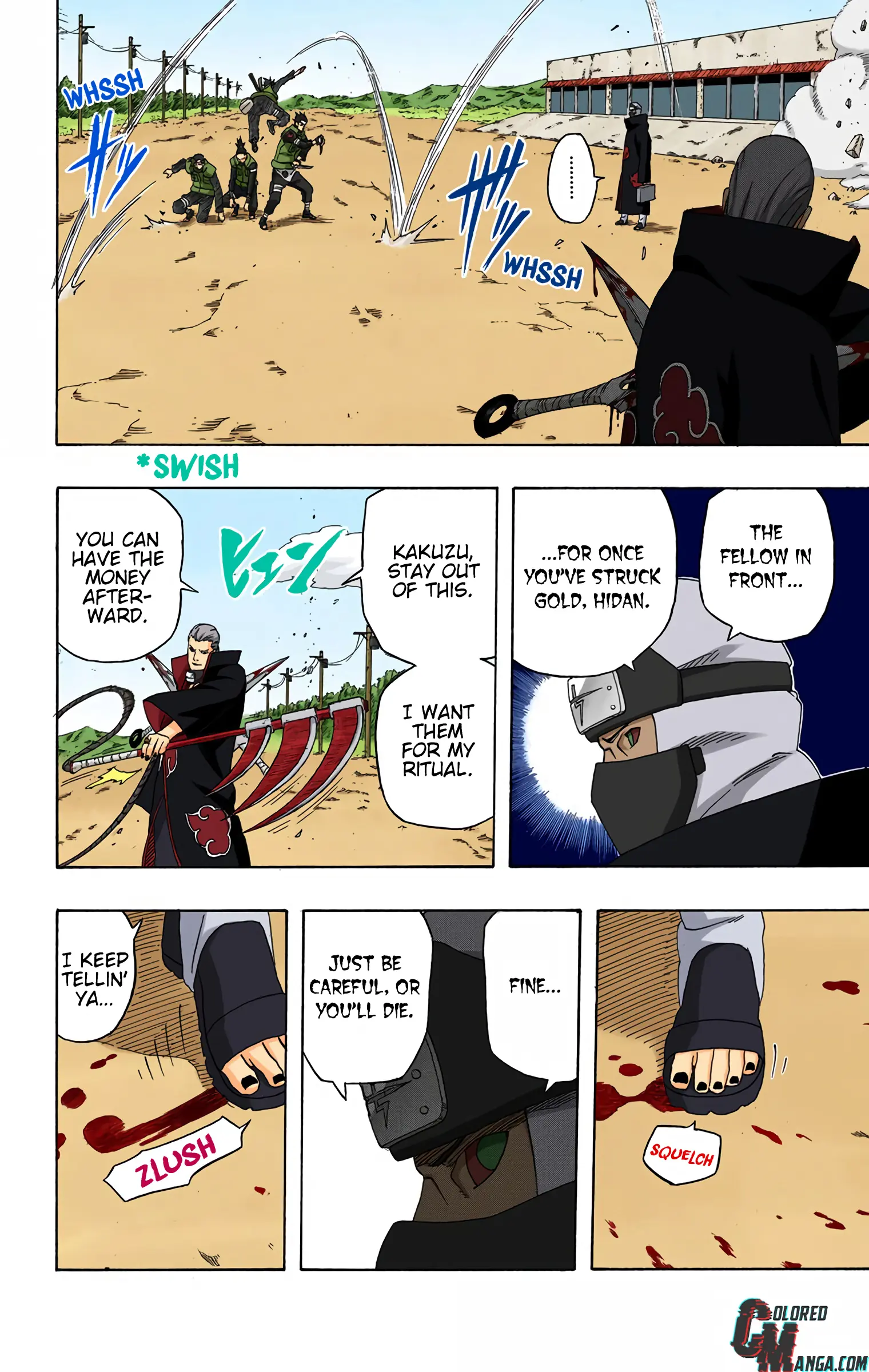 Naruto Colored Manga Online, chapter 323, page 6