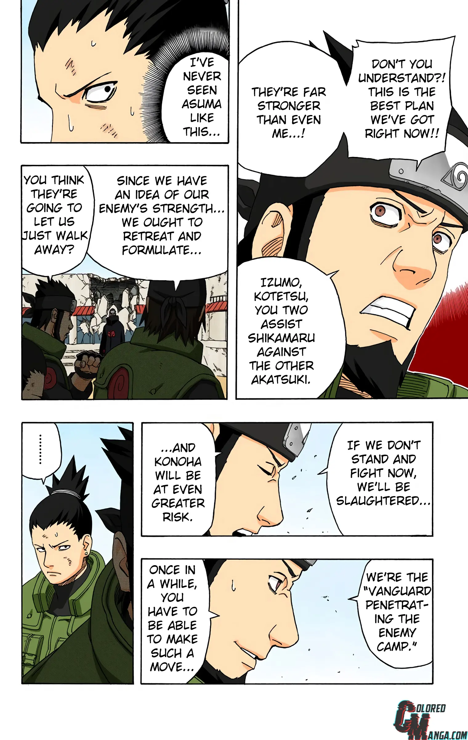 Naruto Colored Manga Online, chapter 323, page 8