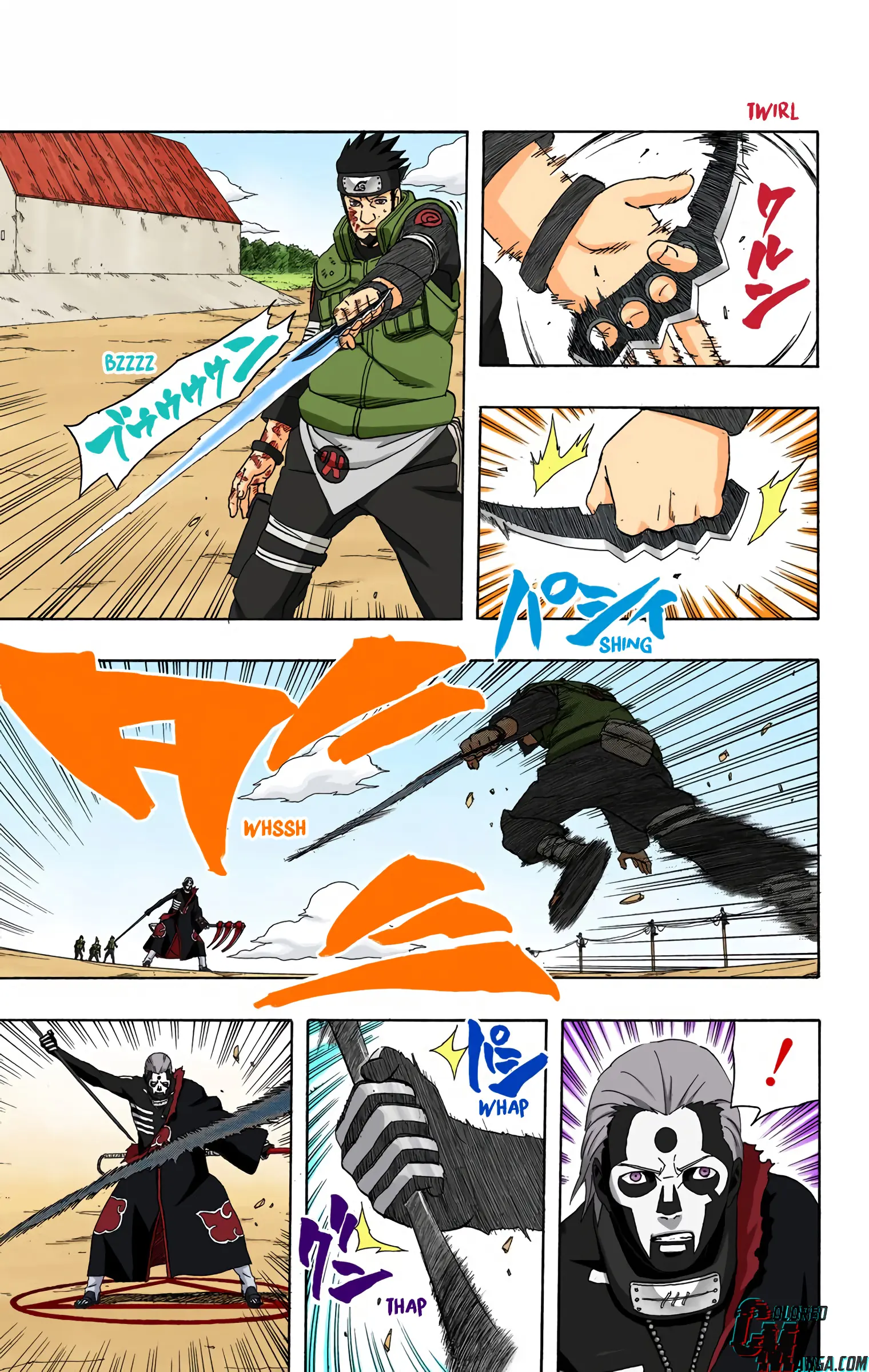 Naruto Colored Manga Online, chapter 324, page 3