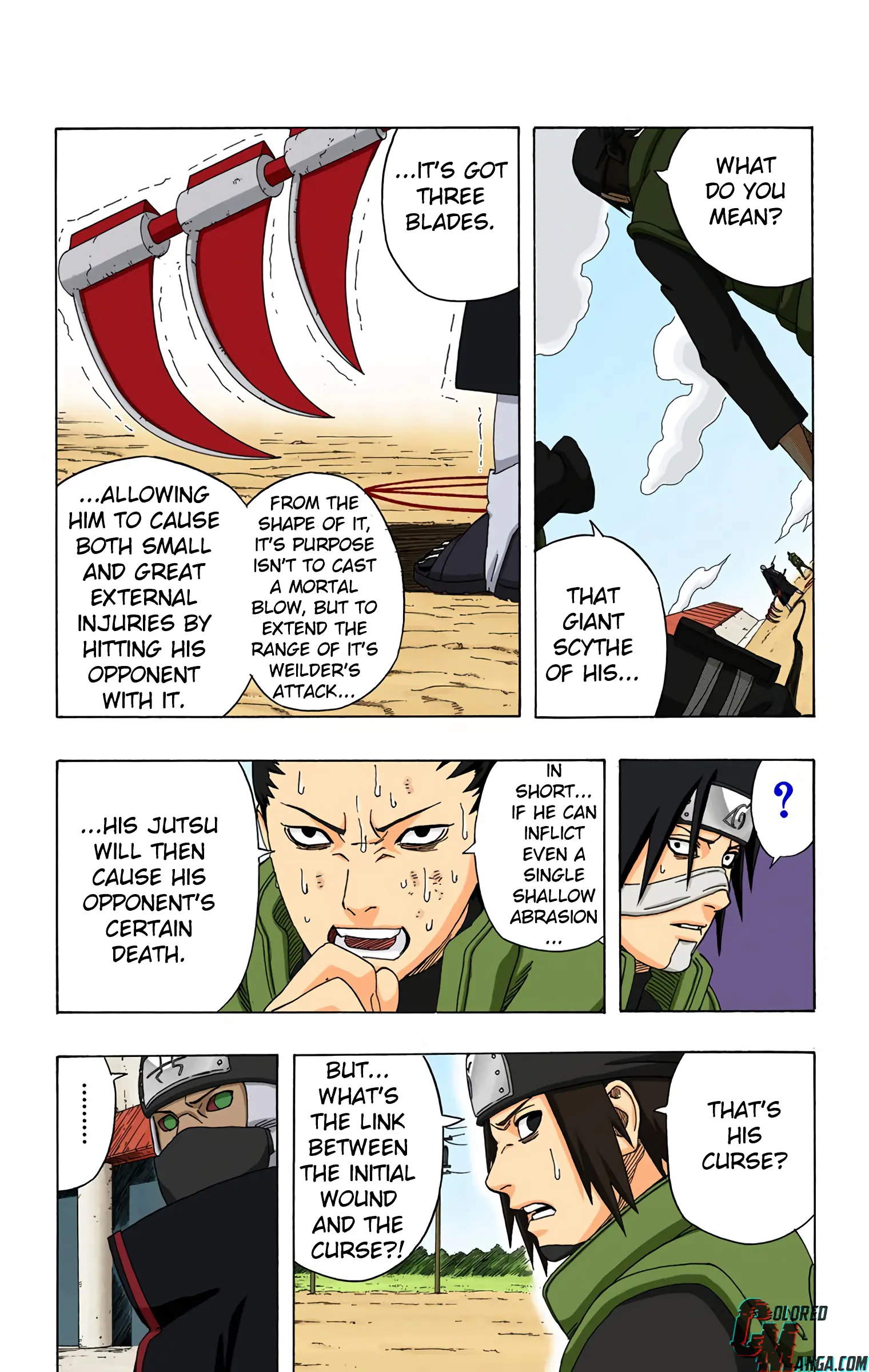 Naruto Colored Manga Online, chapter 325, page 3