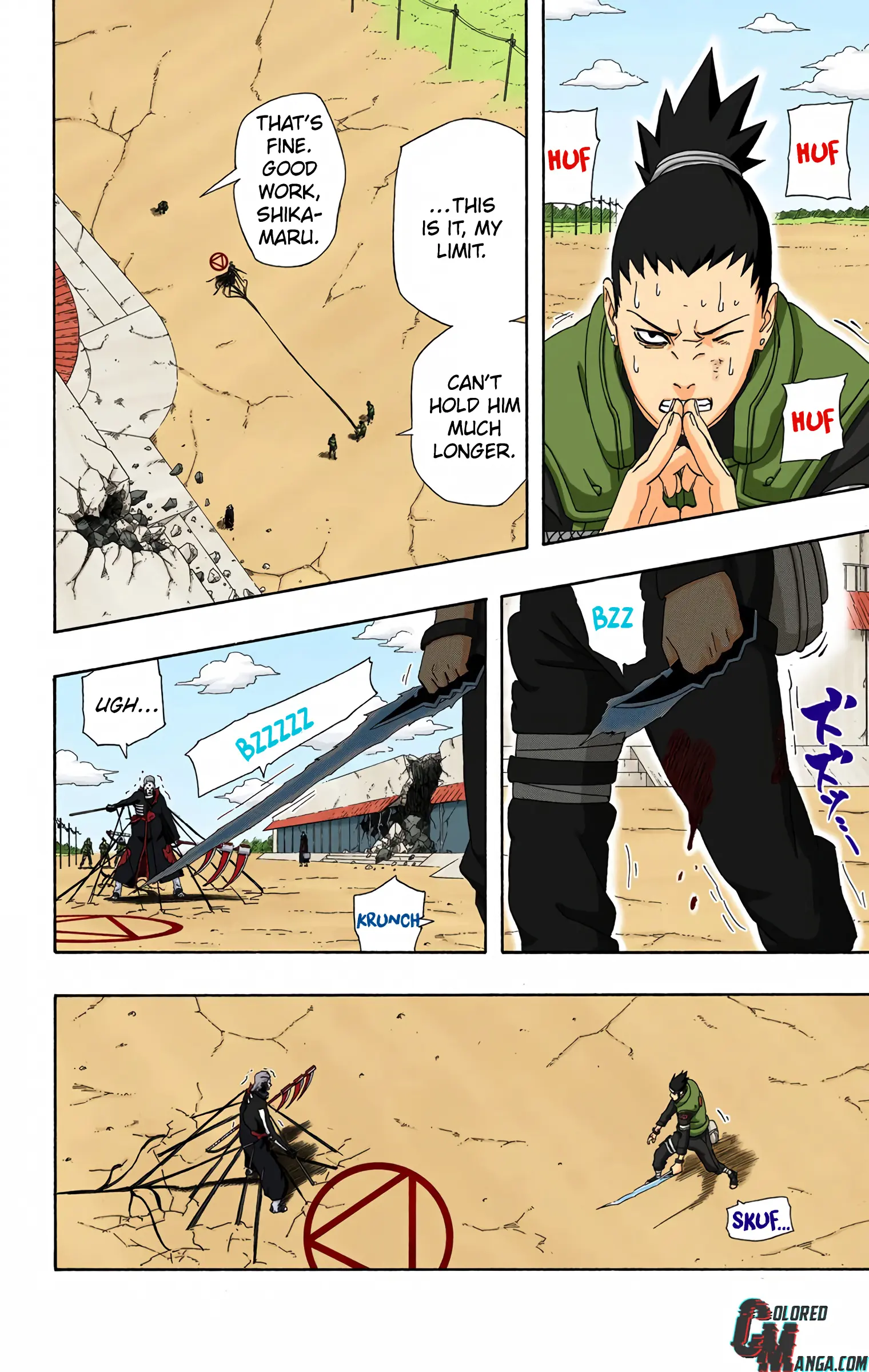 Naruto Colored Manga Online, chapter 325, page 10