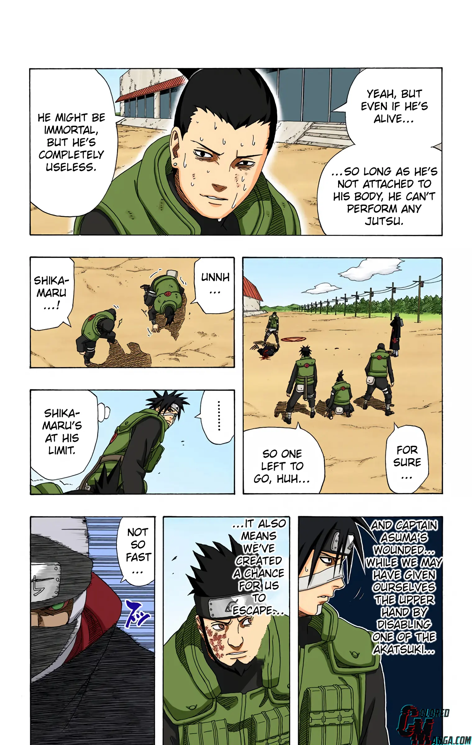 Naruto Colored Manga Online, chapter 326, page 3