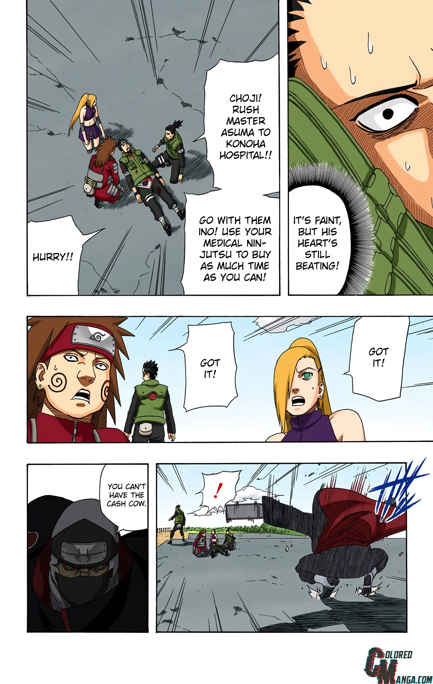 Naruto Colored Manga Online, chapter 327, page 14