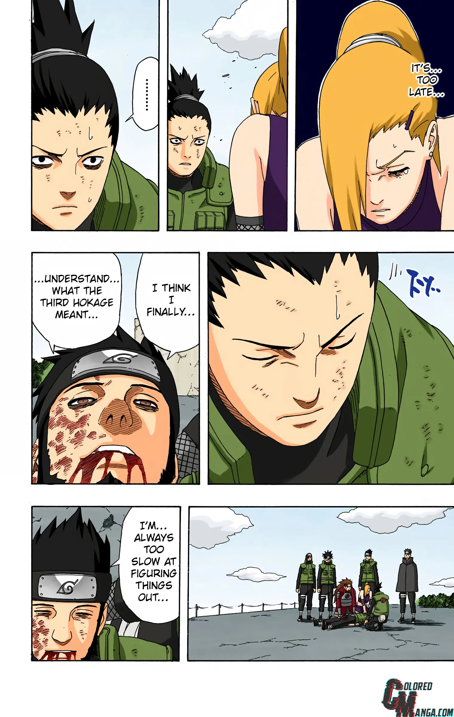 Naruto Colored Manga Online, chapter 328, page 4