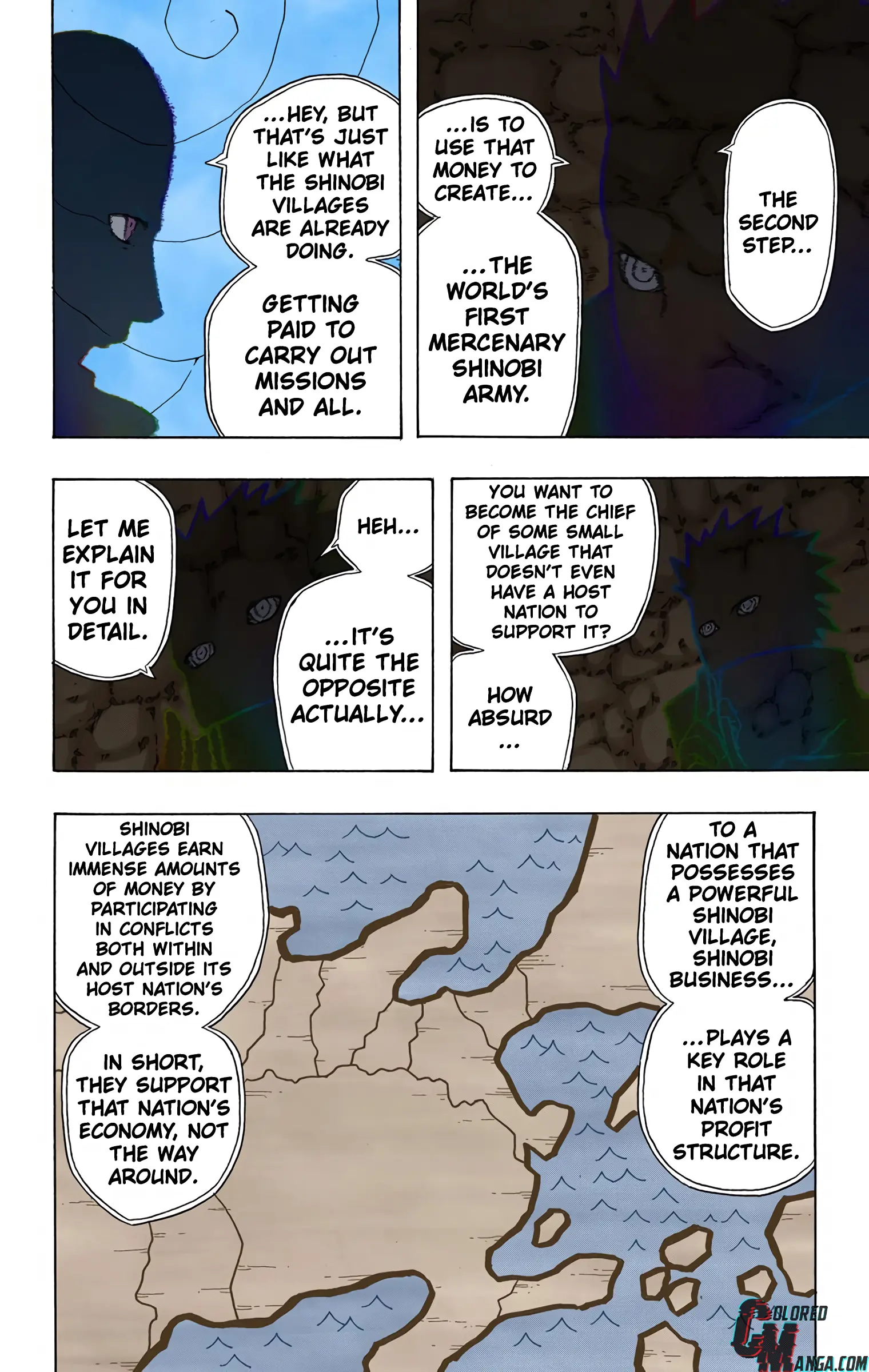 Naruto Colored Manga Online, chapter 329, page 11