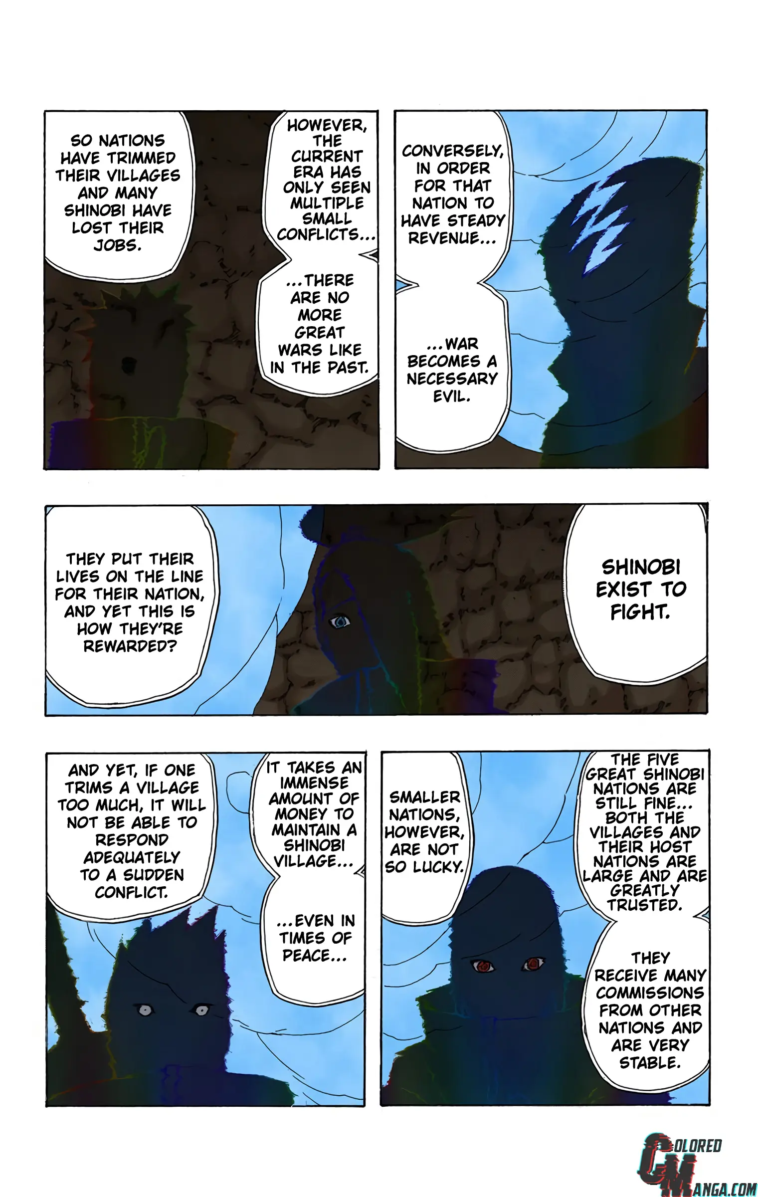 Naruto Colored Manga Online, chapter 329, page 12
