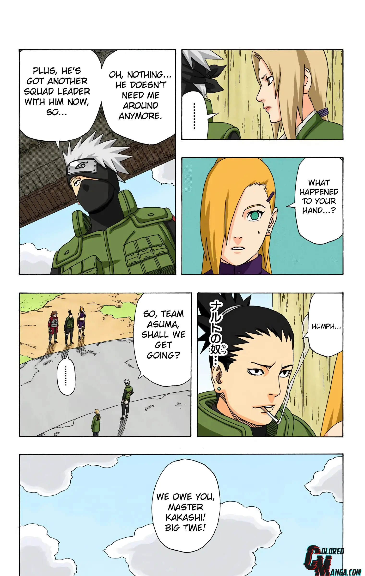 Naruto Colored Manga Online, chapter 331, page 11