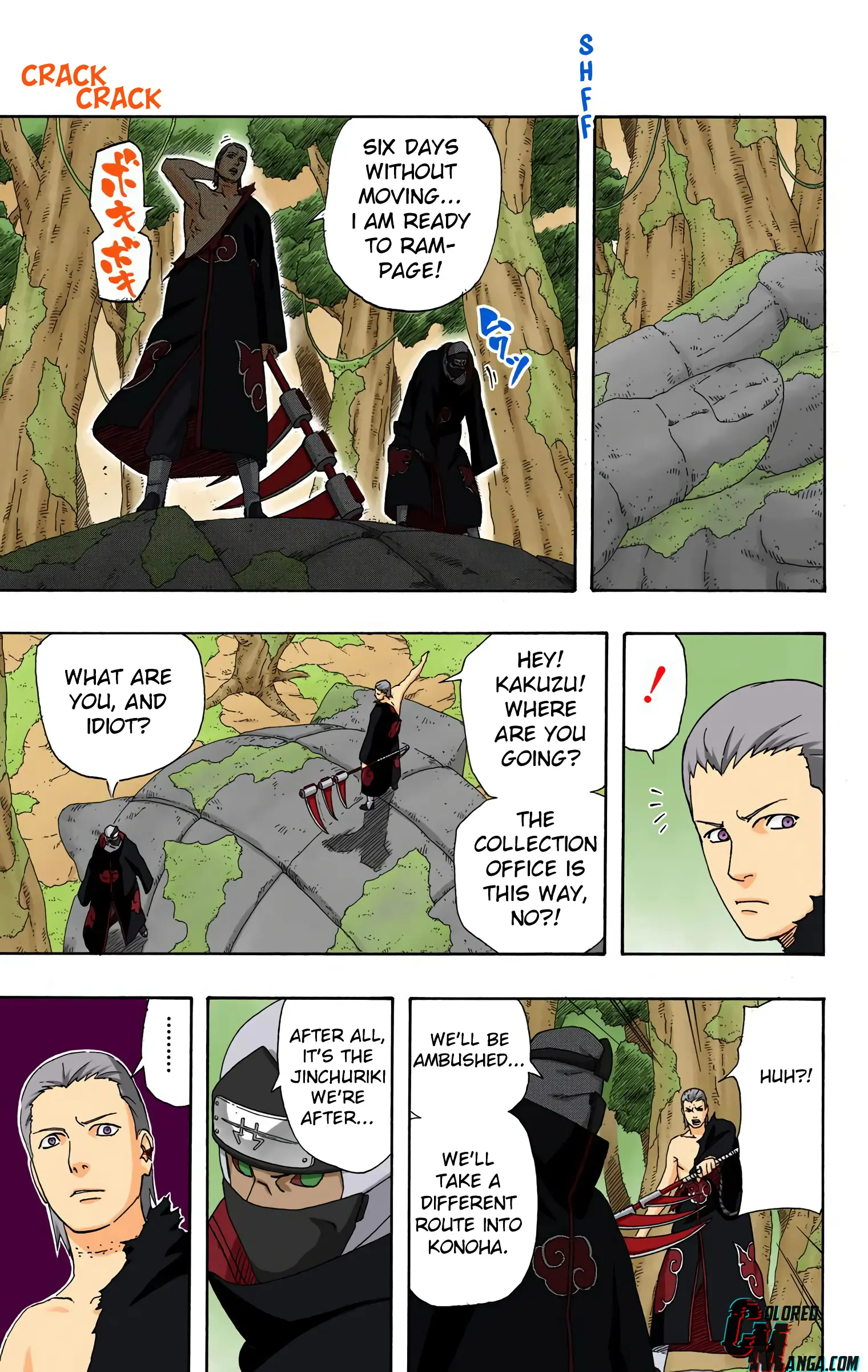 Naruto Colored Manga Online, chapter 332, page 7