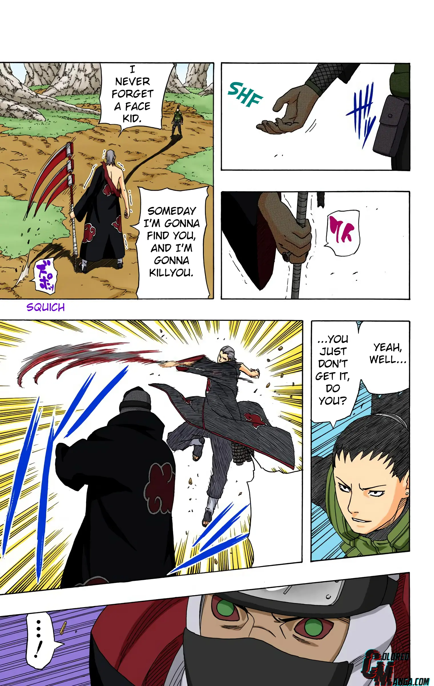 Naruto Colored Manga Online, chapter 333, page 3