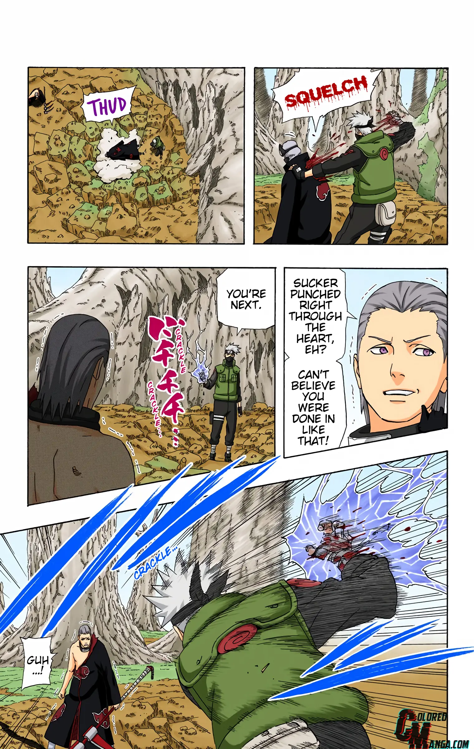Naruto Colored Manga Online, chapter 334, page 3
