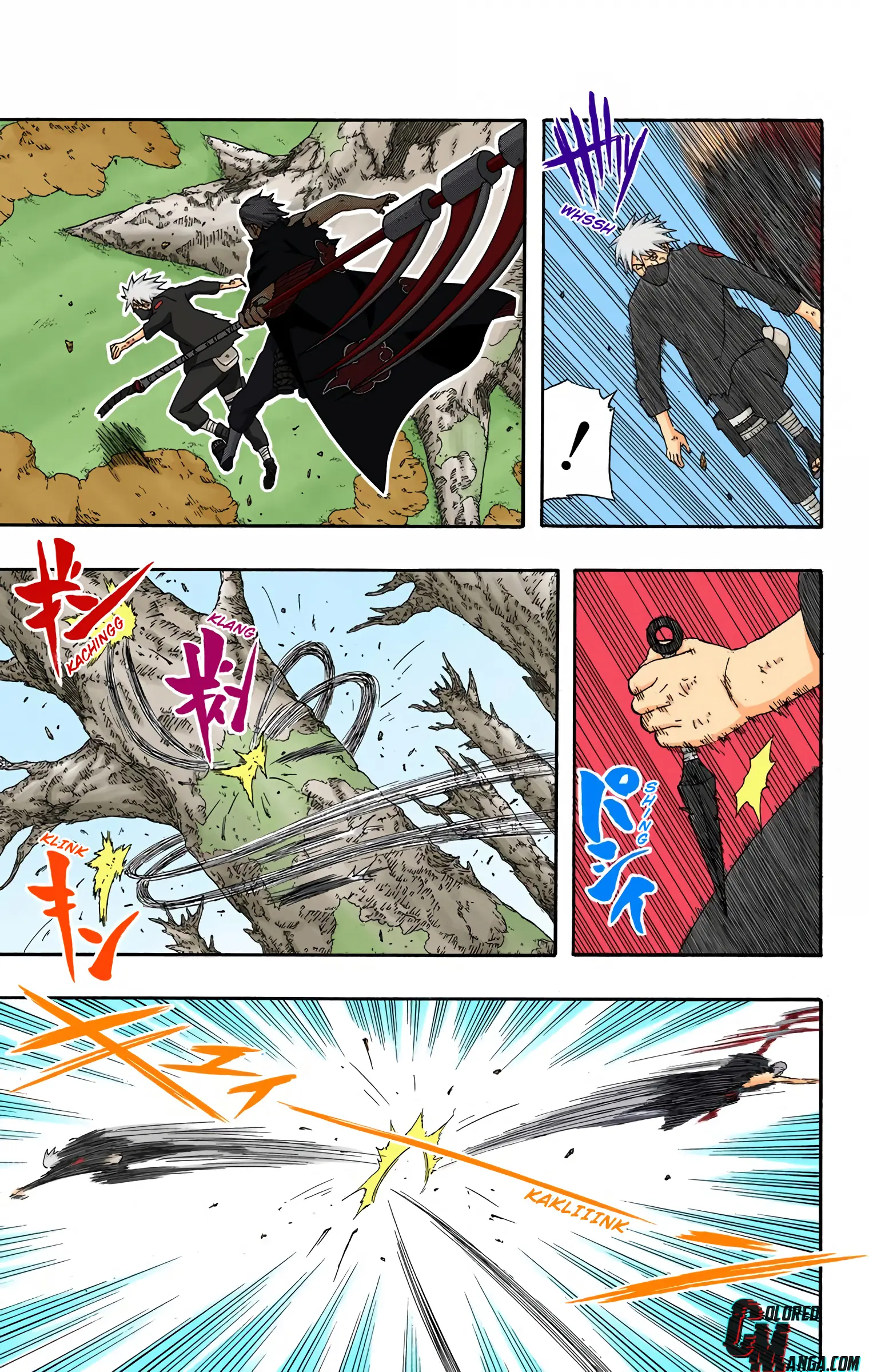 Naruto Colored Manga Online, chapter 335, page 3