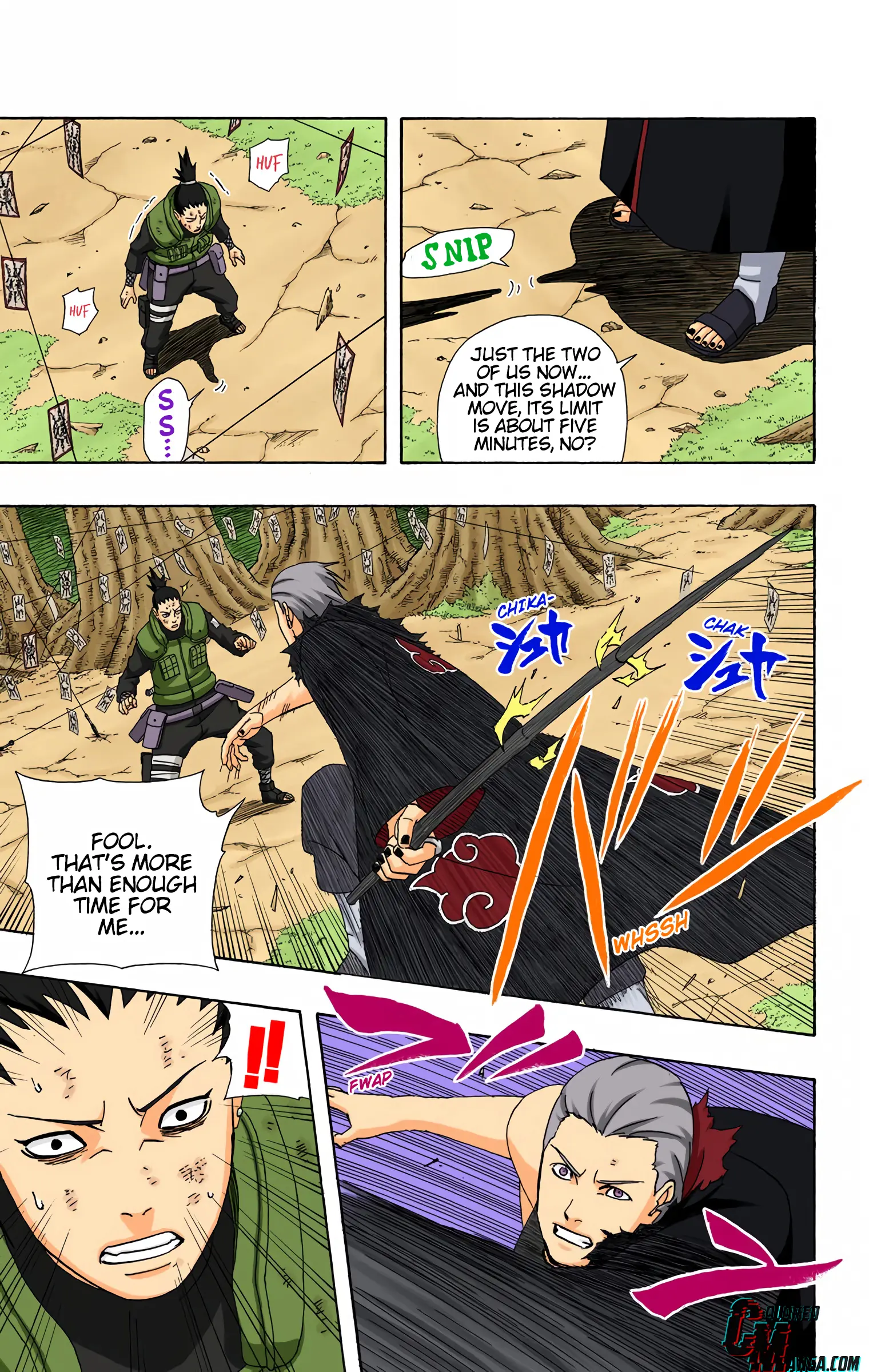 Naruto Colored Manga Online, chapter 336, page 7